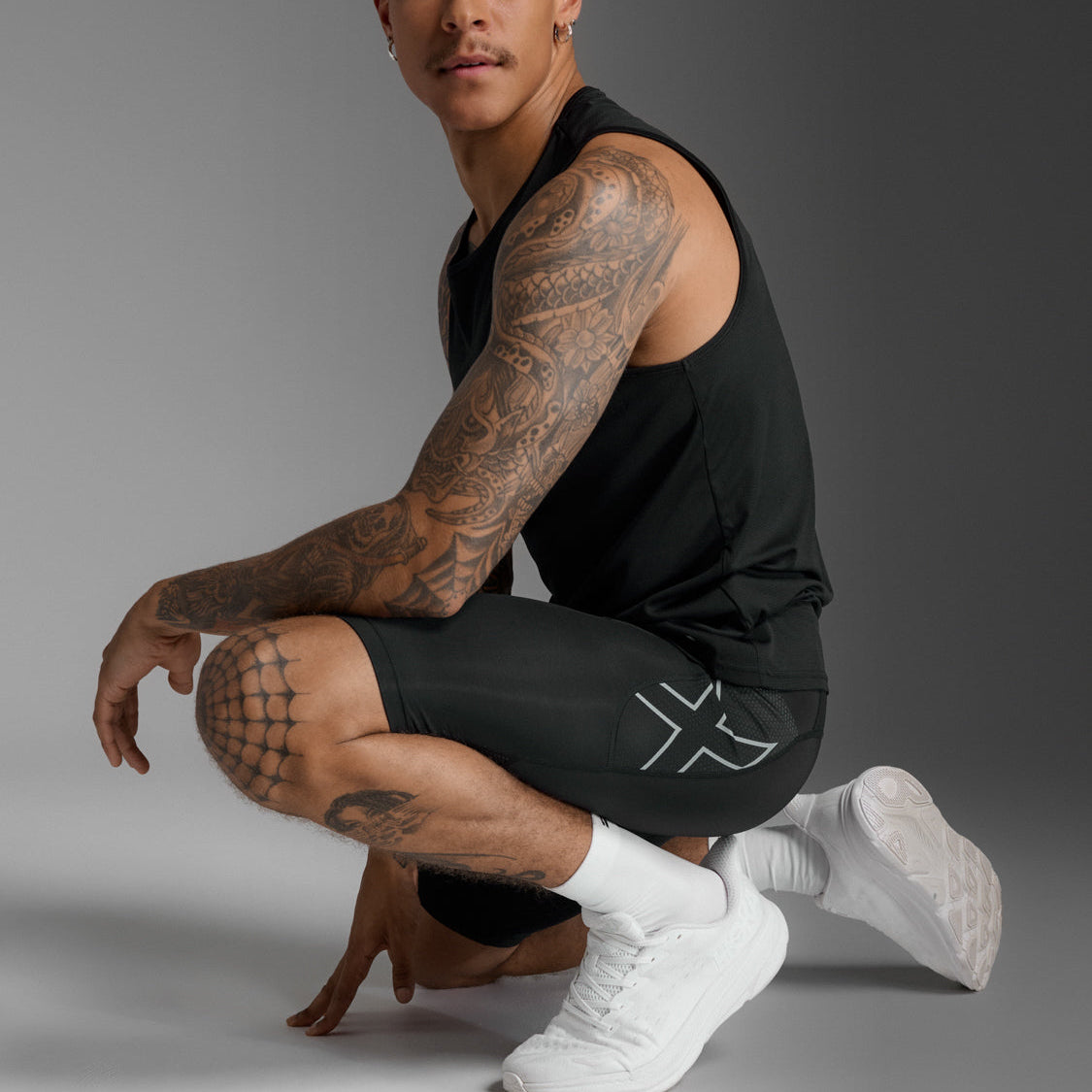 2XU メンズ エアロメッシュ コンプレッション ショート