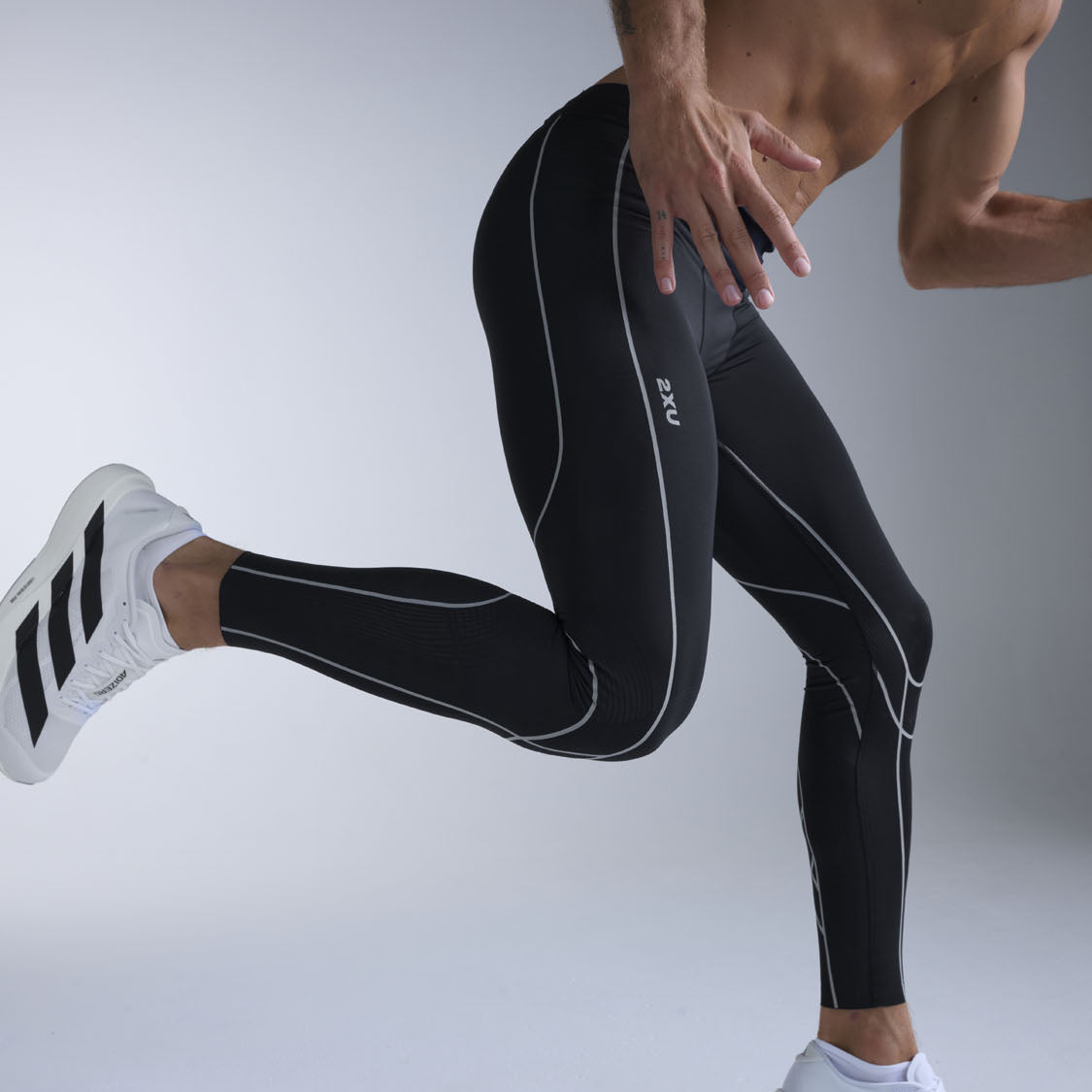 2XU メンズ ライトスピード・キネシス・コンプレッションタイツ