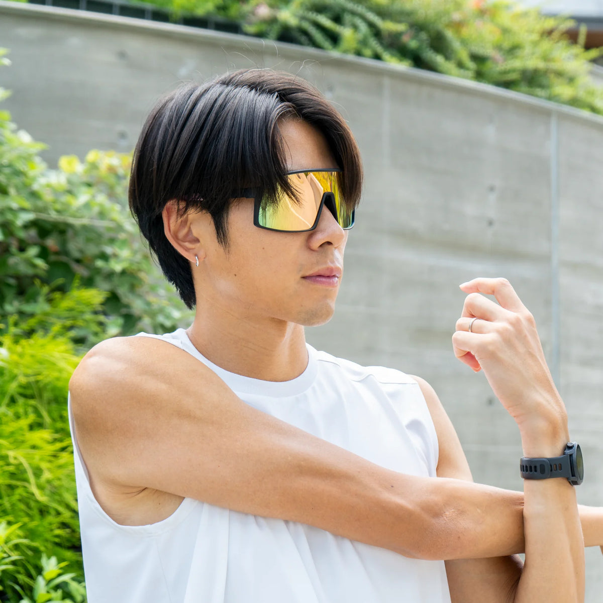 ジョグからマラソンまで活躍するレーシングサングラス