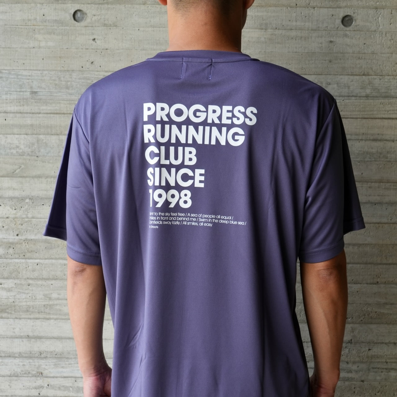 PROGRESS RUNNING CLUB "1998" Quick dry & UV care S/SLV Tee