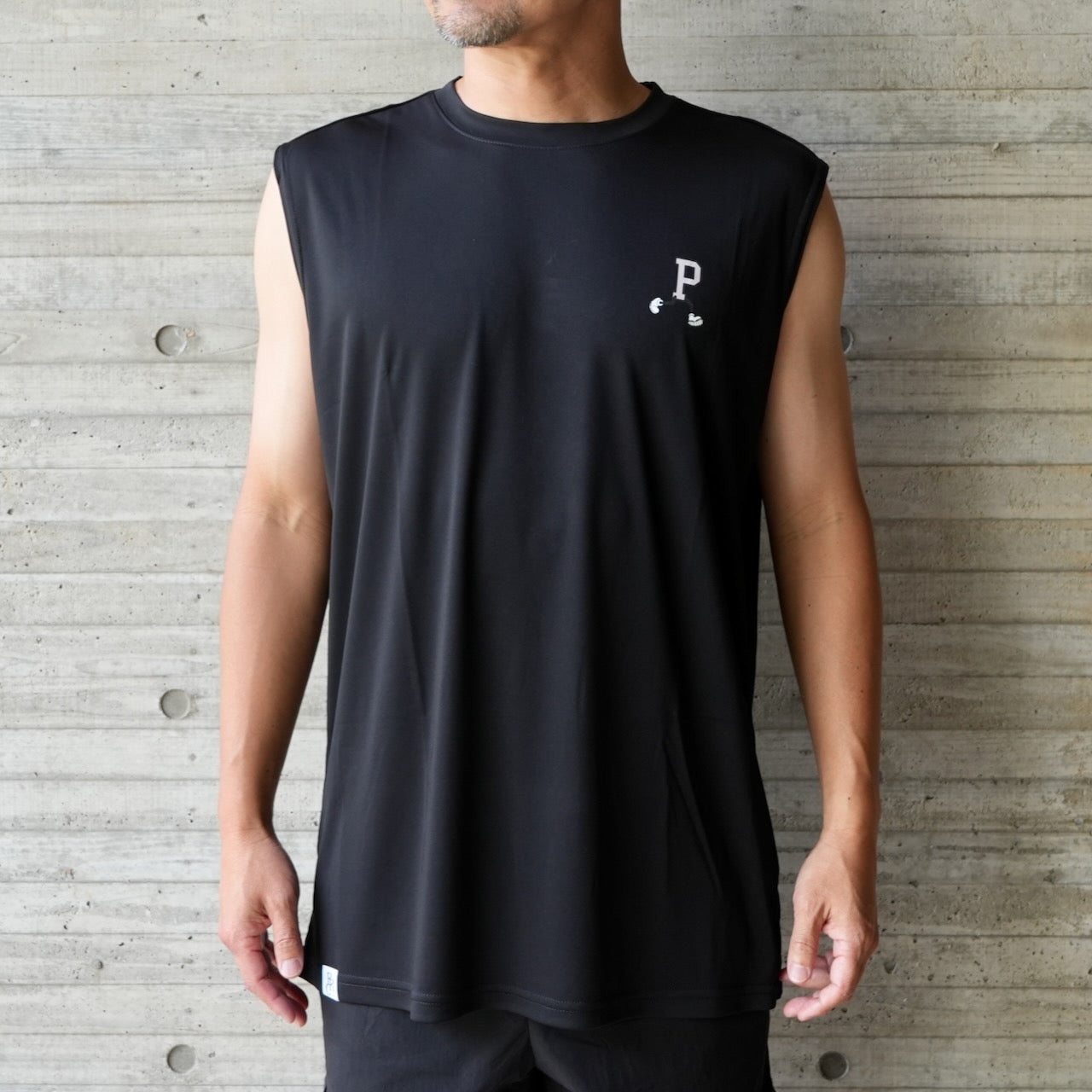 PROGRESS RUNNING CLUB "P RUNNER" Quick dry & UV care N/SLV