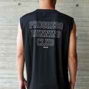 PROGRESS RUNNING CLUB "P RUNNER" Quick dry & UV care N/SLV