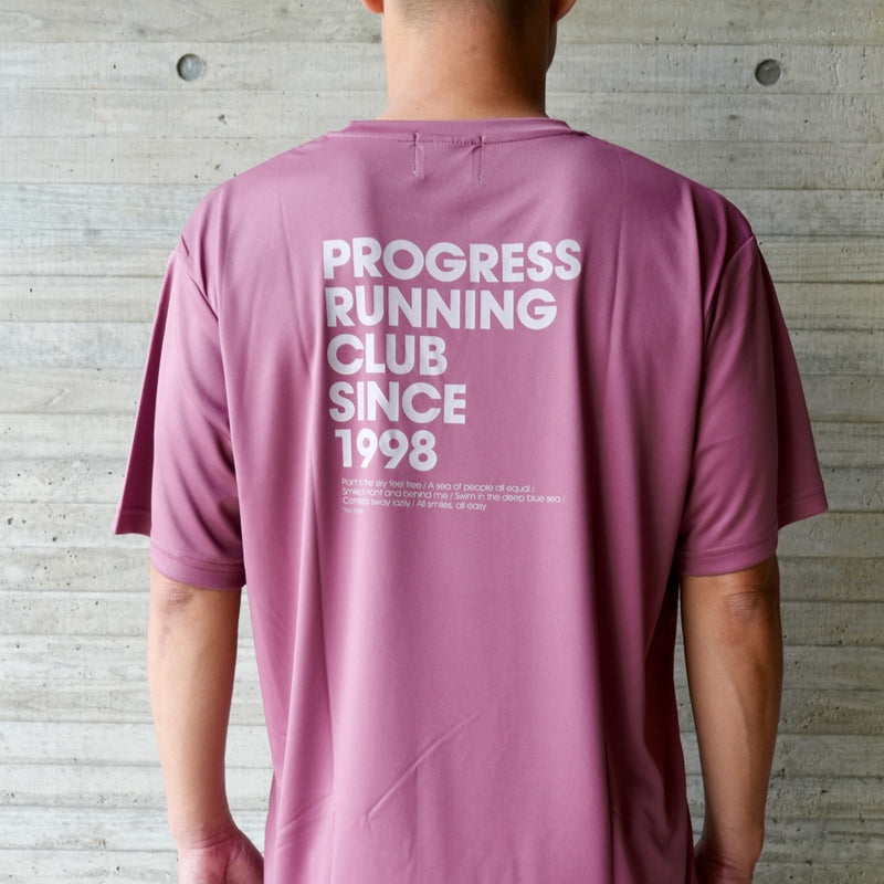 PROGRESS RUNNING CLUB "1998" Quick dry & UV care S/SLV Tee