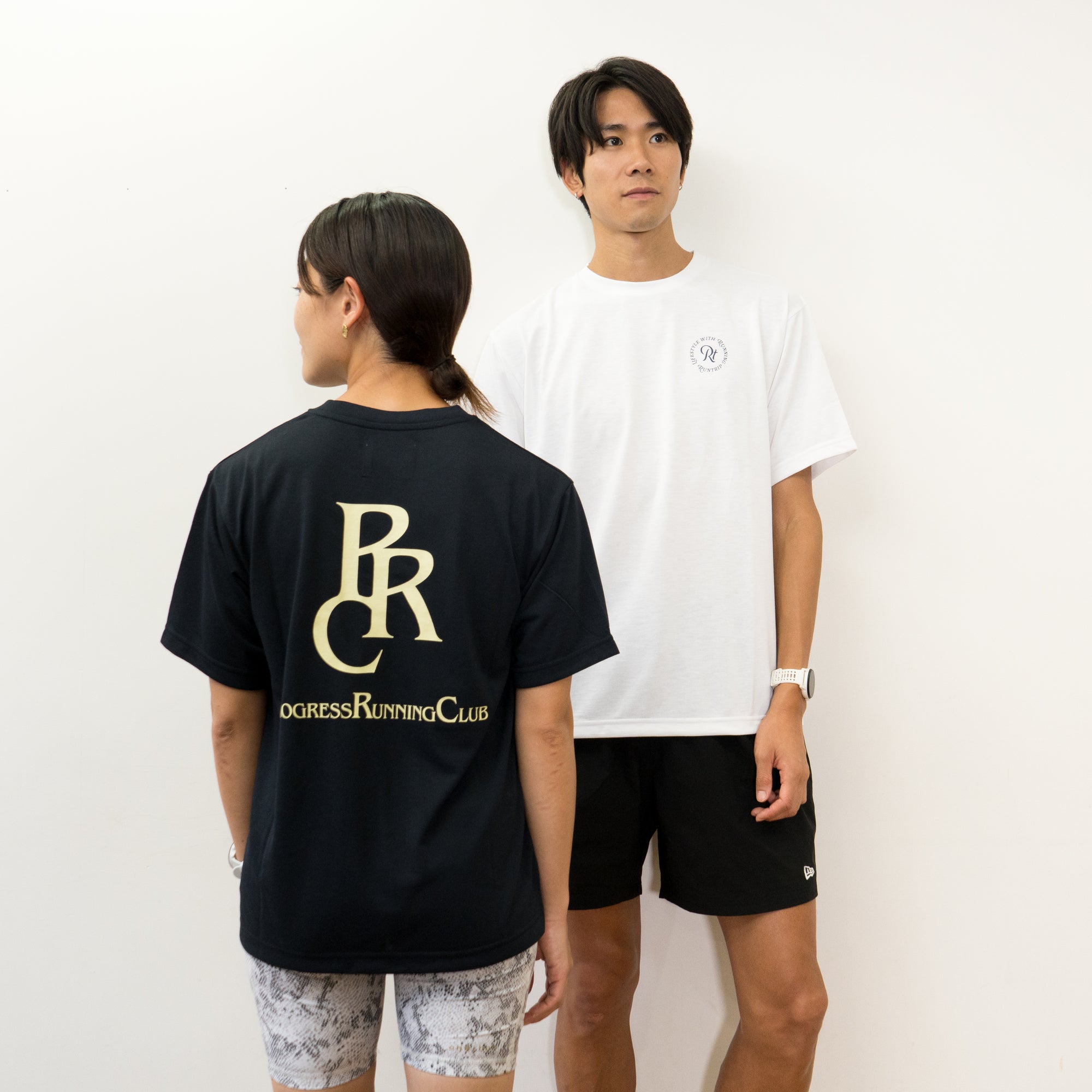 Runtrip × PROGRESS RUNNING CLUB "PRC BADGE LOGO" Rt Logo Tee