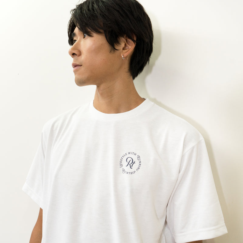 Runtrip × PROGRESS RUNNING CLUB "PRC BADGE LOGO" Rt Logo Tee
