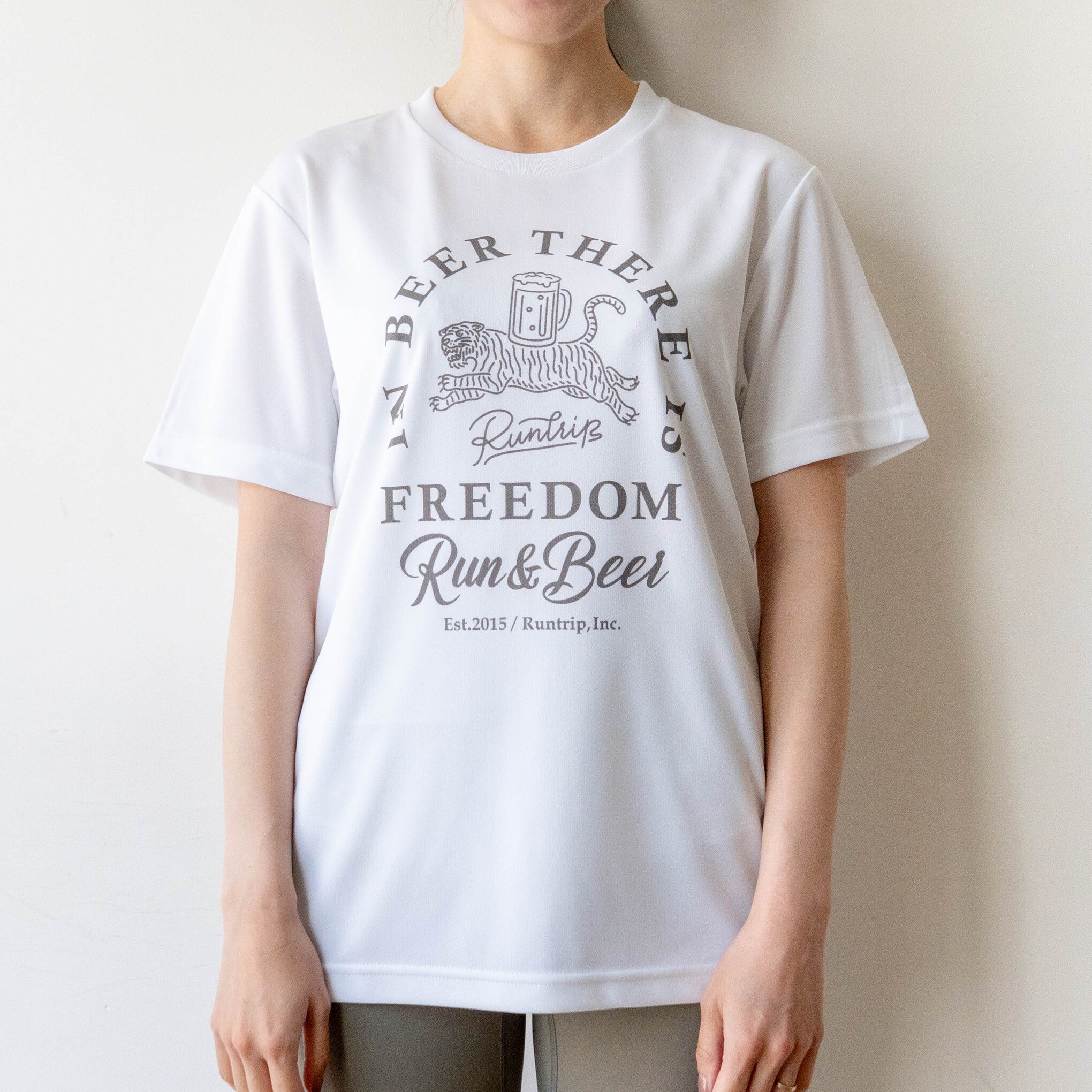 Run & Beer "IN BEER THERE IS FREEDOM" Tee