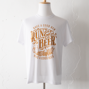 DRY VOLTEX | Run & Beer Tee Limited Beer Color (White)
