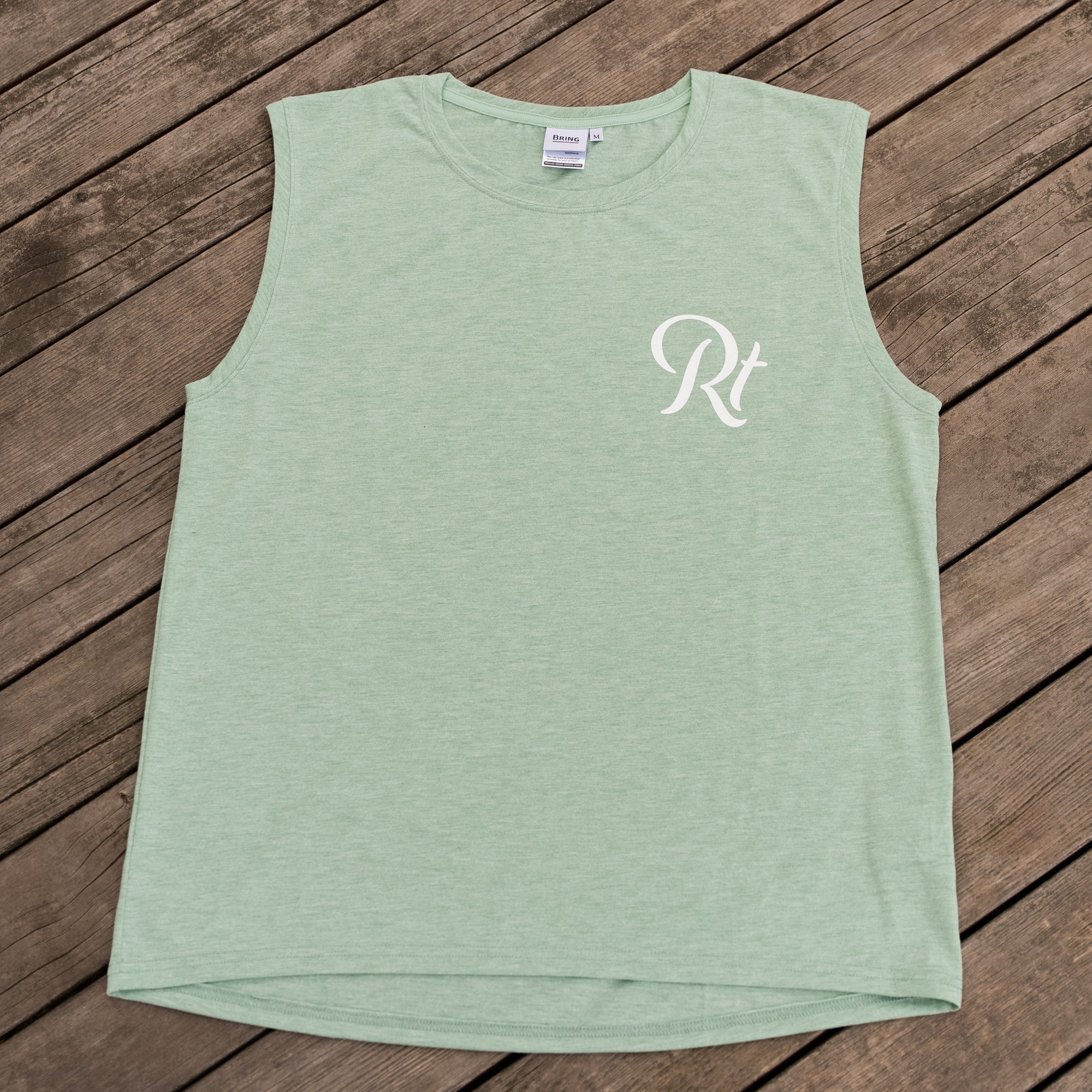Rt Logo "LIFESTYLE WITH RUNNING" Sleeve-less Tee