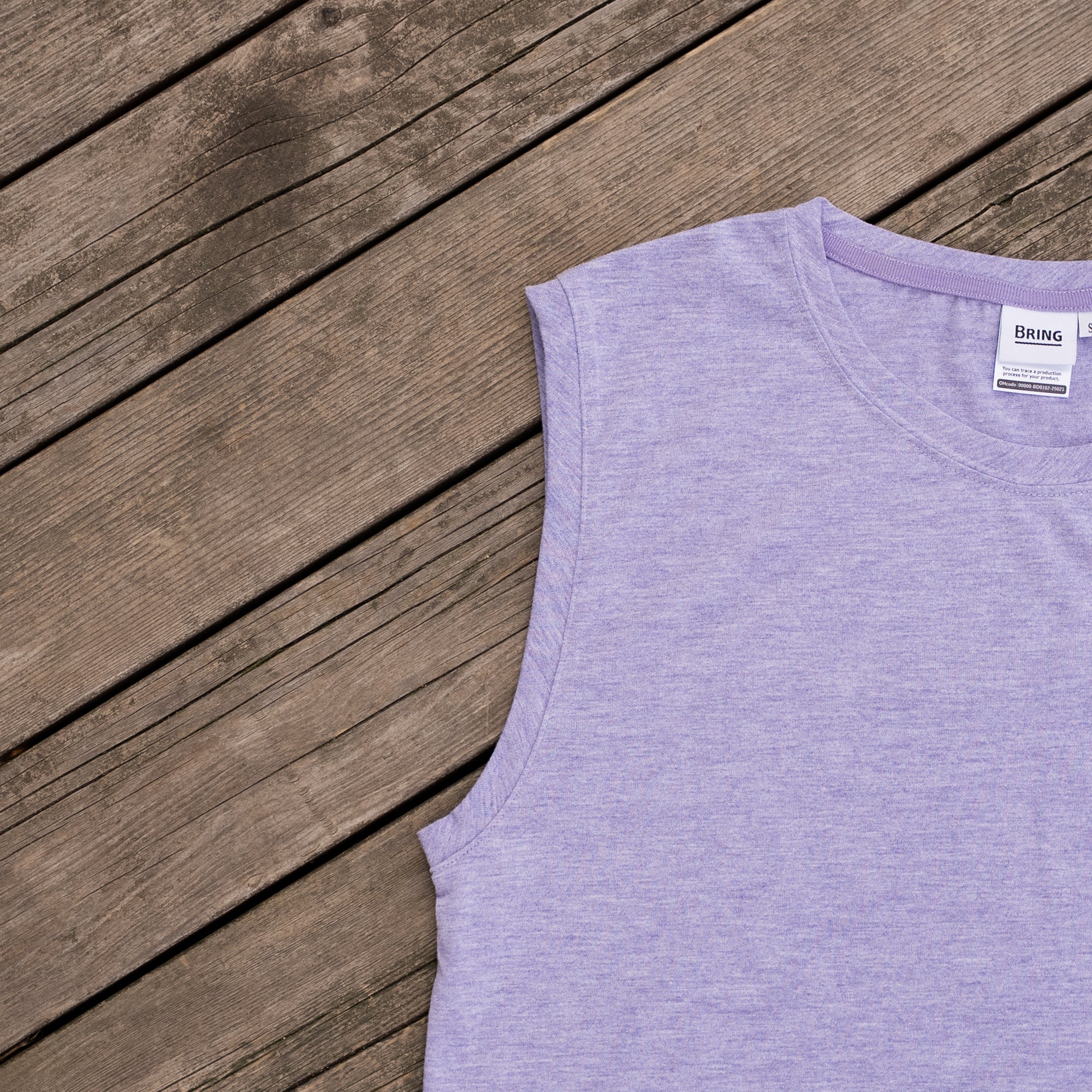 Rt Logo "LIFESTYLE WITH RUNNING" Sleeve-less Tee