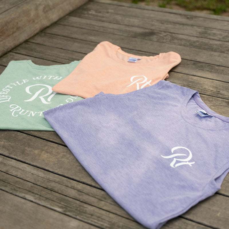 Rt Logo "LIFESTYLE WITH RUNNING" Sleeve-less Tee