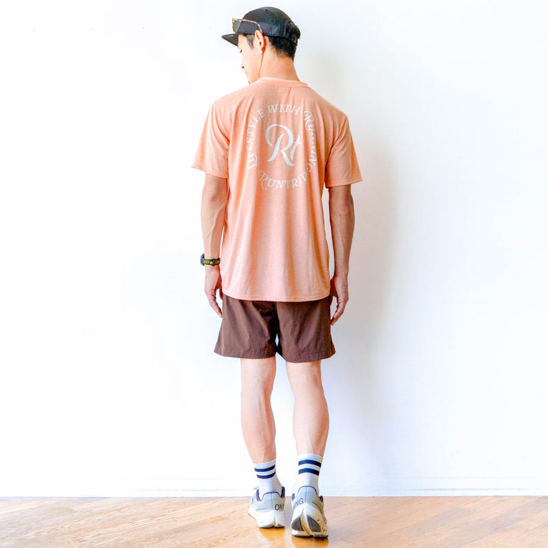 Rt Logo "LIFESTYLE WITH RUNNING" Tee