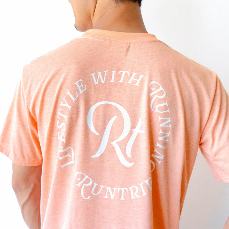 Rt Logo "LIFESTYLE WITH RUNNING" Tee