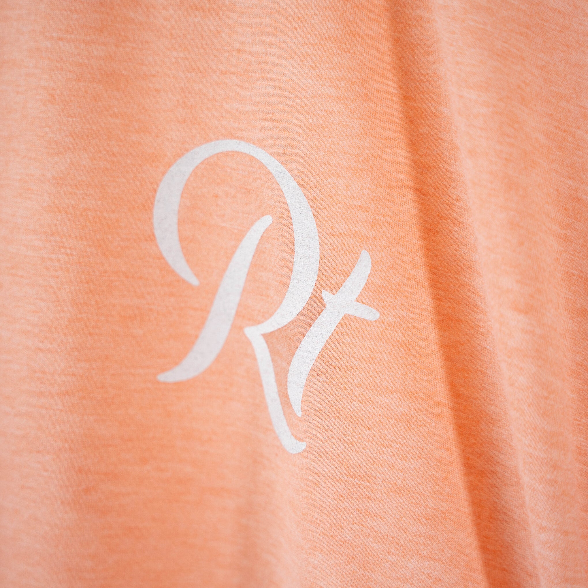 【展示サンプル】Rt Logo "LIFESTYLE WITH RUNNING" Tee（Heather Orange）