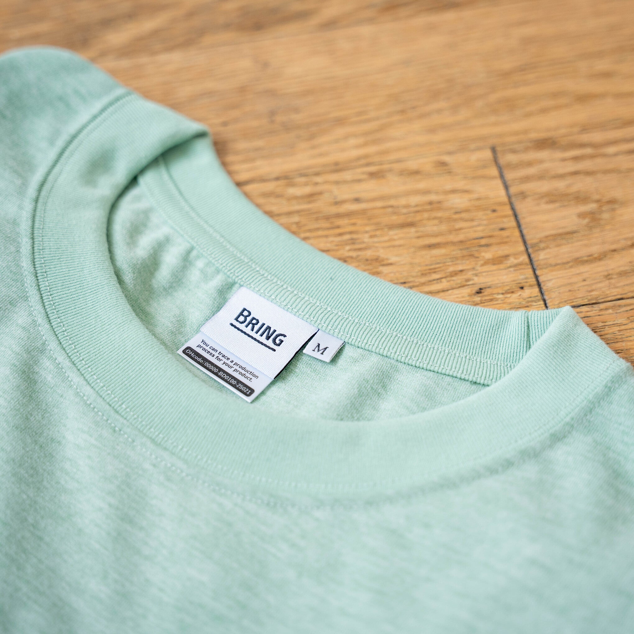 【展示サンプル】Rt Logo "LIFESTYLE WITH RUNNING" Tee（Heather Orange）