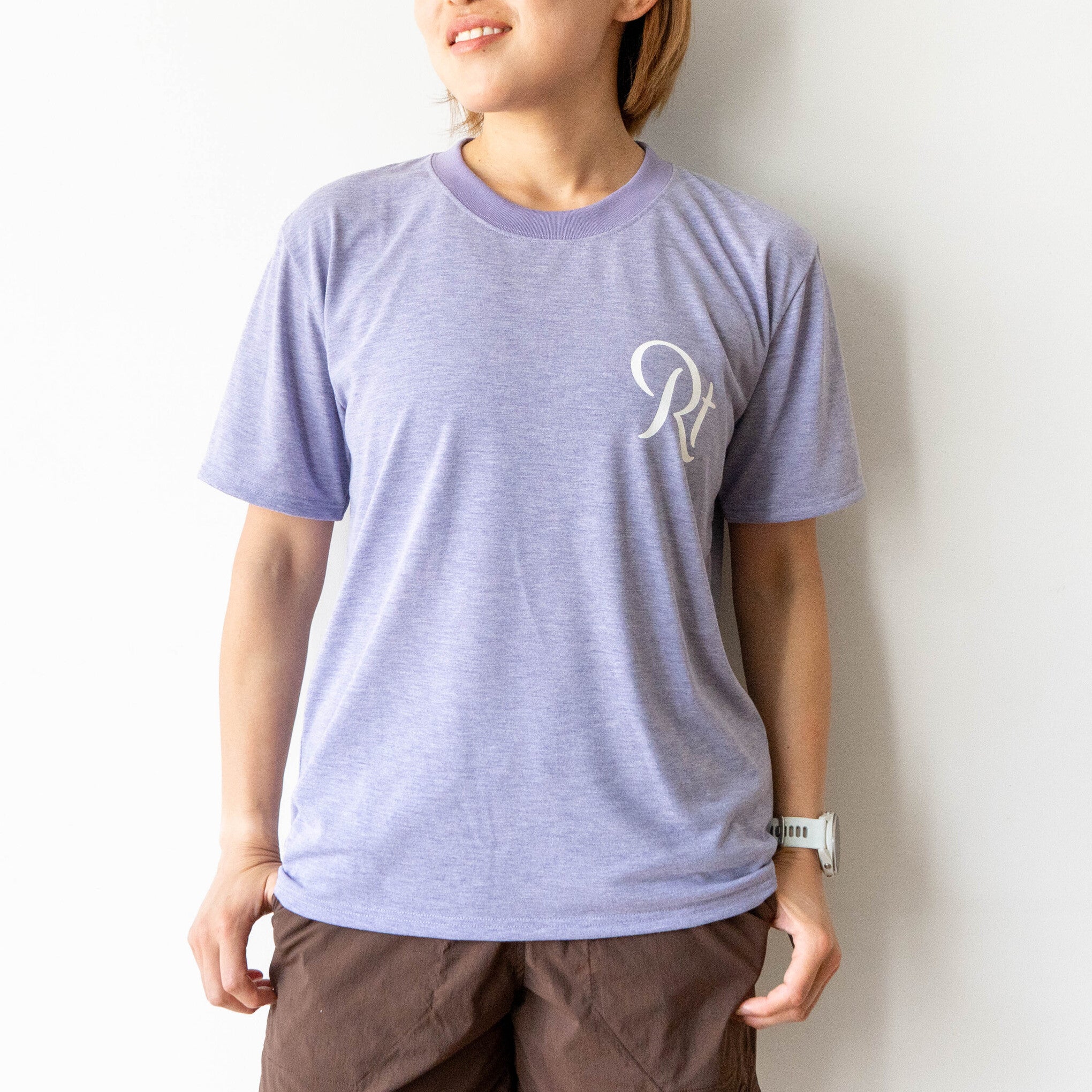 【展示サンプル】Rt Logo "LIFESTYLE WITH RUNNING" Tee（Heather Orange）
