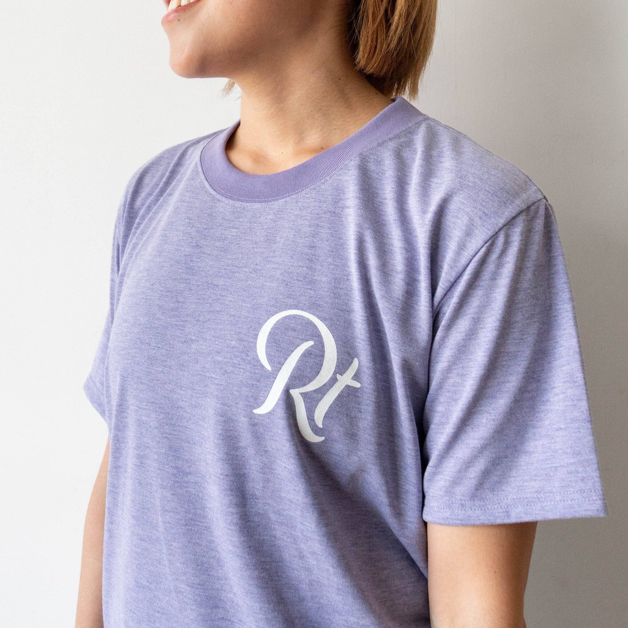 【展示サンプル】Rt Logo "LIFESTYLE WITH RUNNING" Tee（Heather Orange）