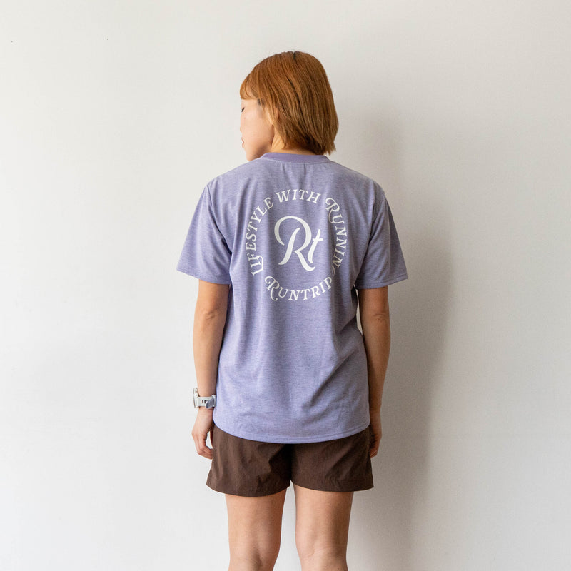 Rt Logo "LIFESTYLE WITH RUNNING" Tee