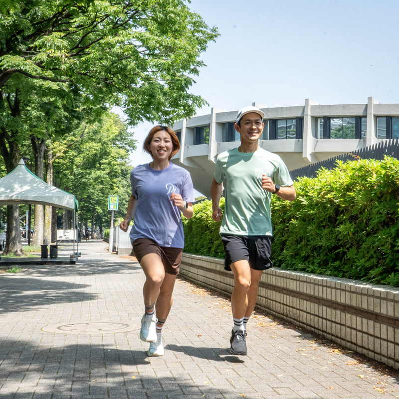 Rt Logo "LIFESTYLE WITH RUNNING" Tee