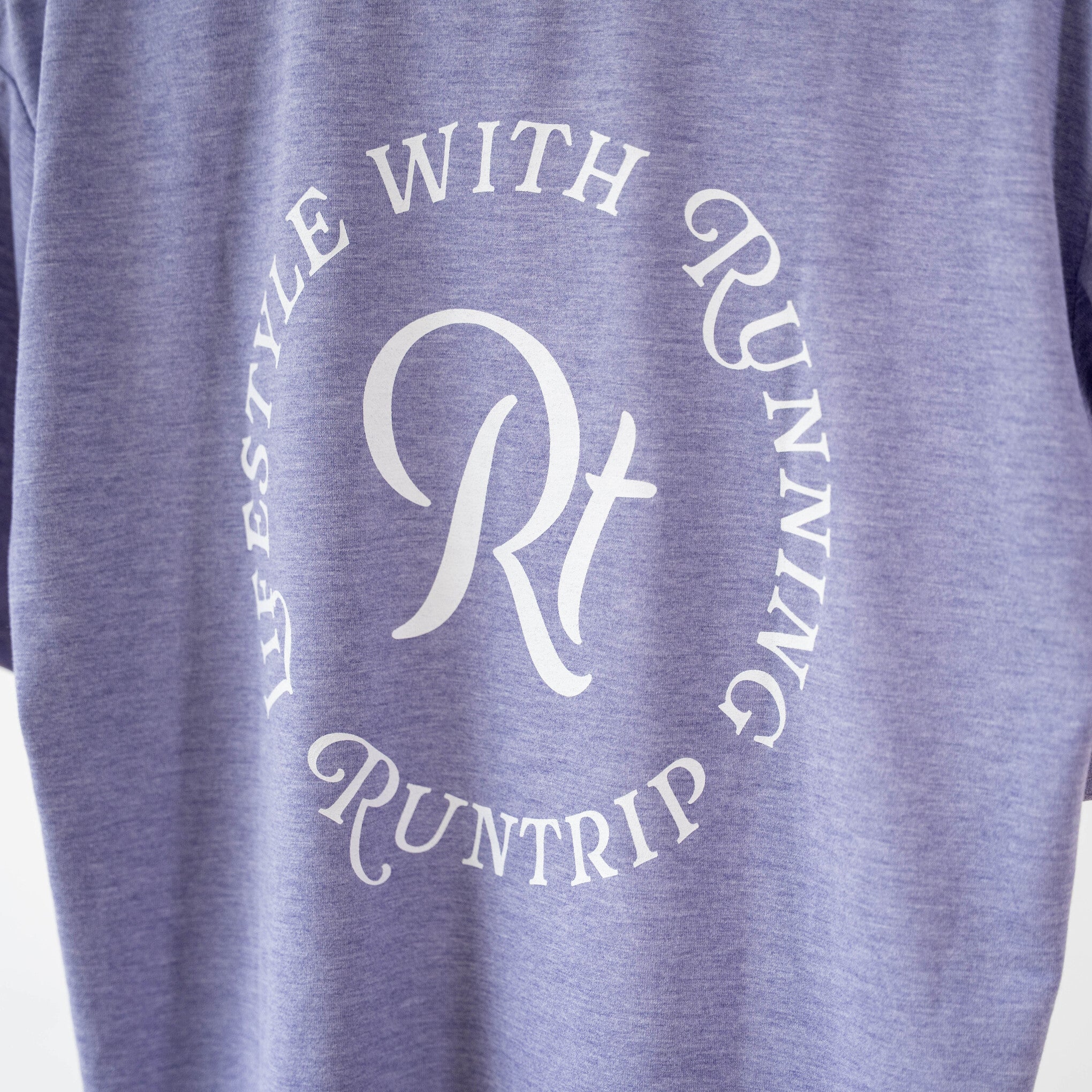 【展示サンプル】Rt Logo "LIFESTYLE WITH RUNNING" Tee（Heather Orange）