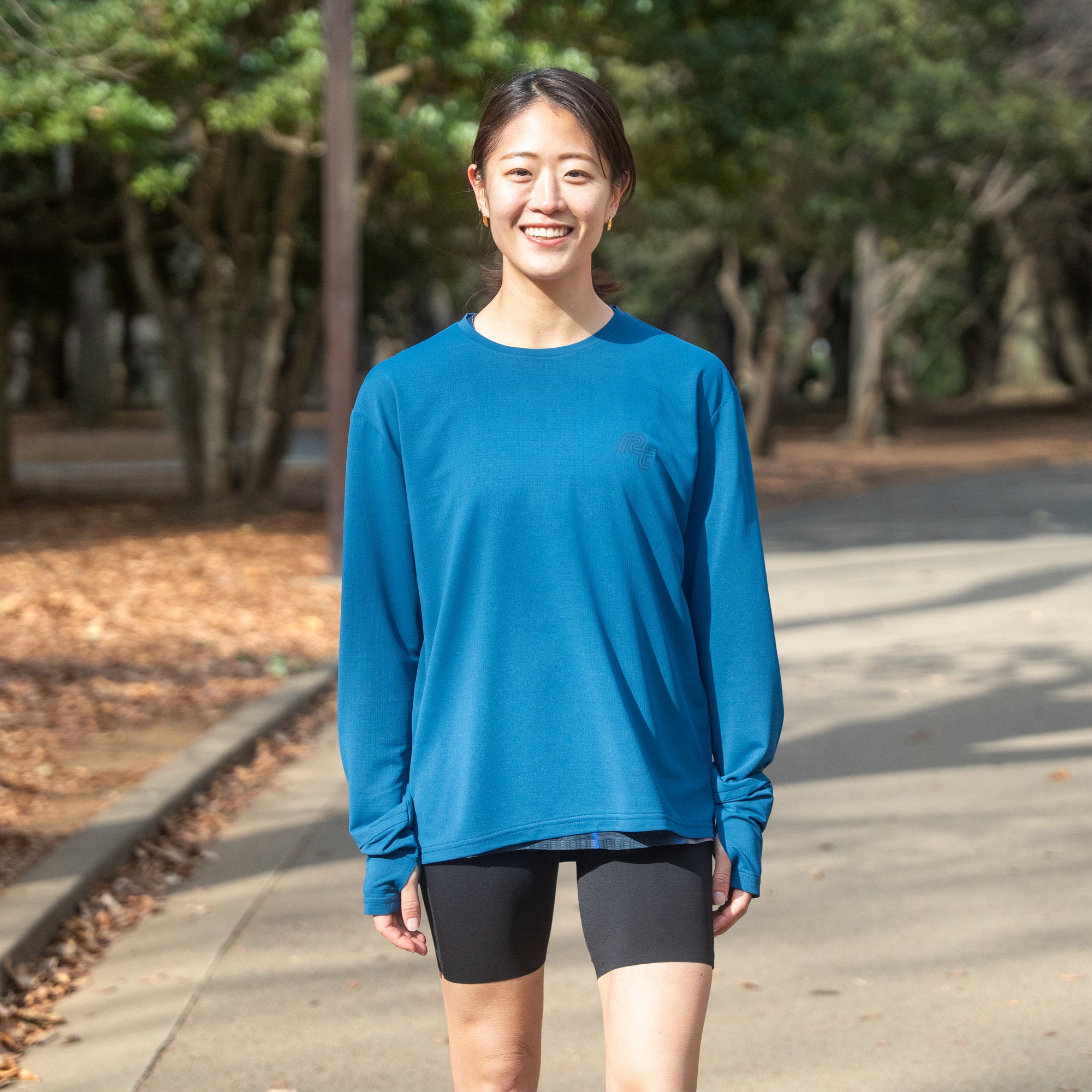 Rt Track Logo Long-Sleeve Tee