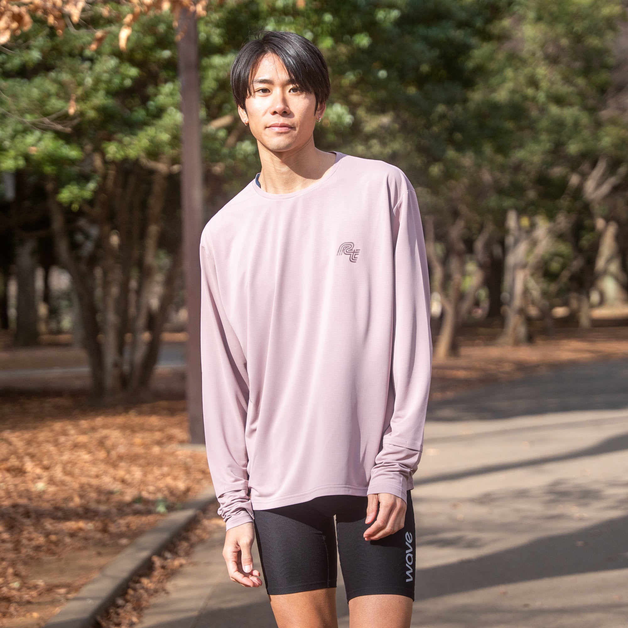 Rt Track Logo Long-Sleeve Tee