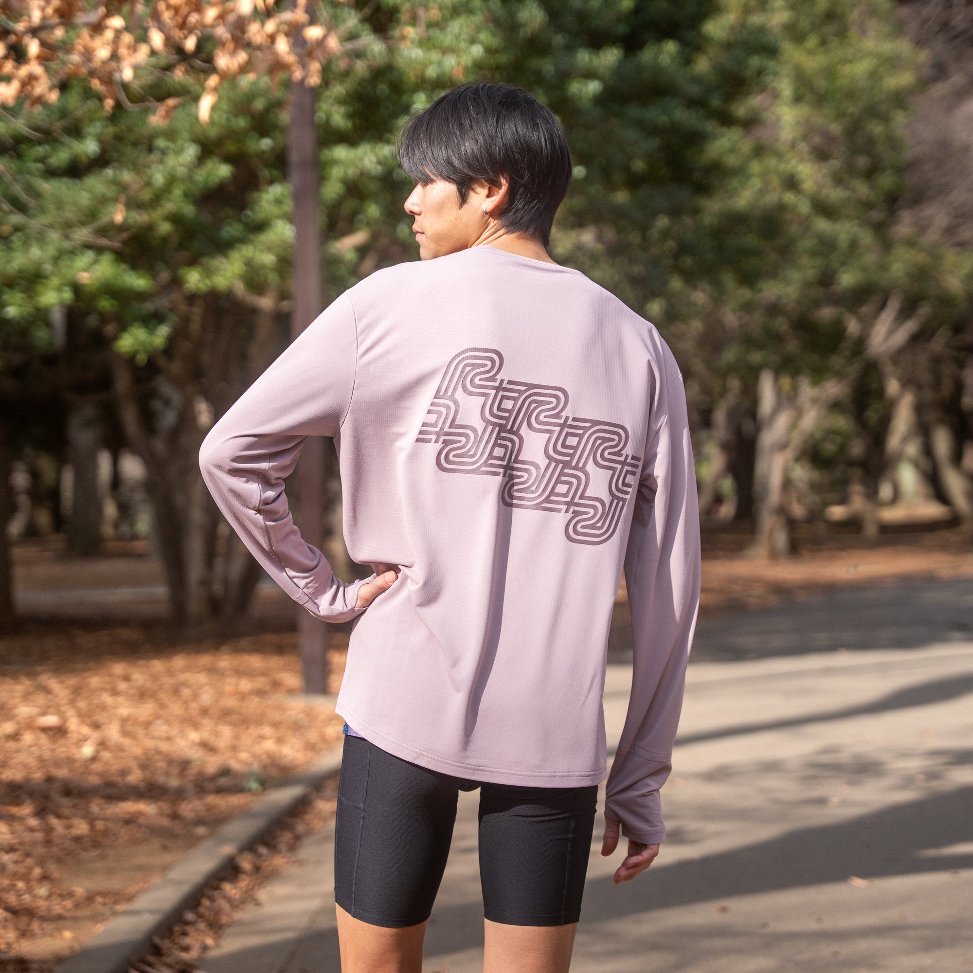 Rt Track Logo Long-Sleeve Tee