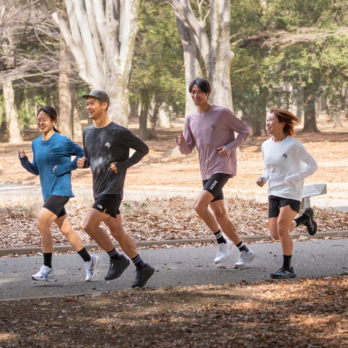 Rt Track Logo Long-Sleeve Tee