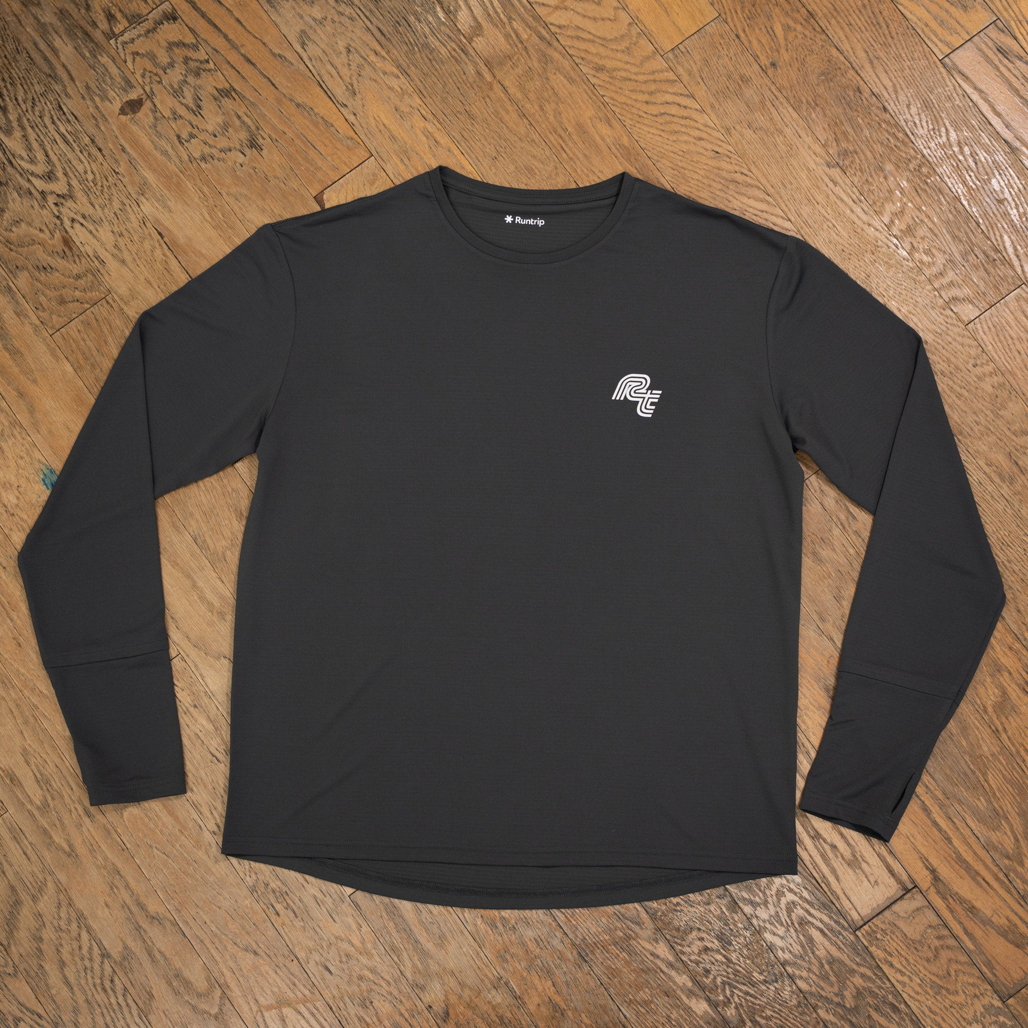 Rt Track Logo Long-Sleeve Tee