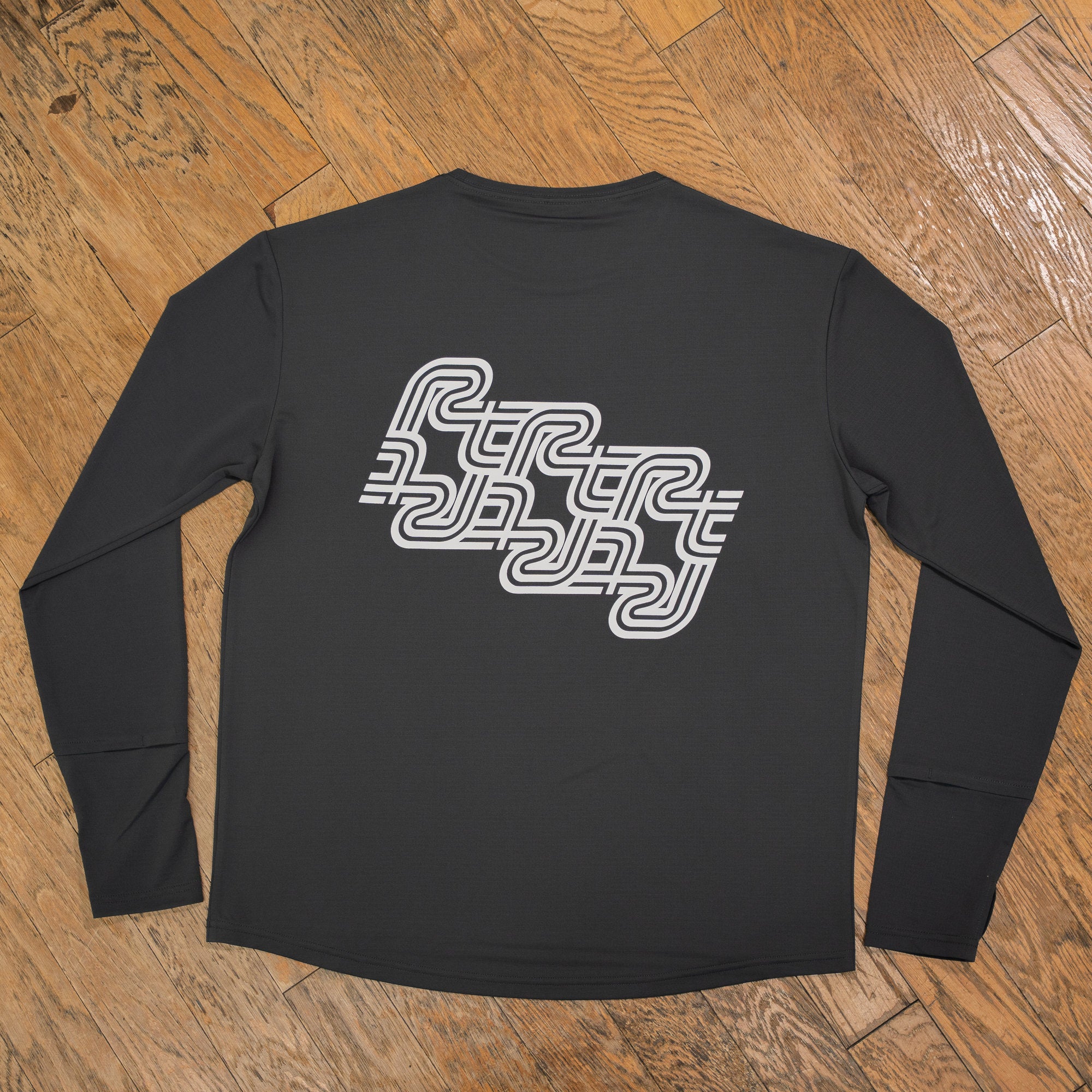 Rt Track Logo Long-Sleeve Tee