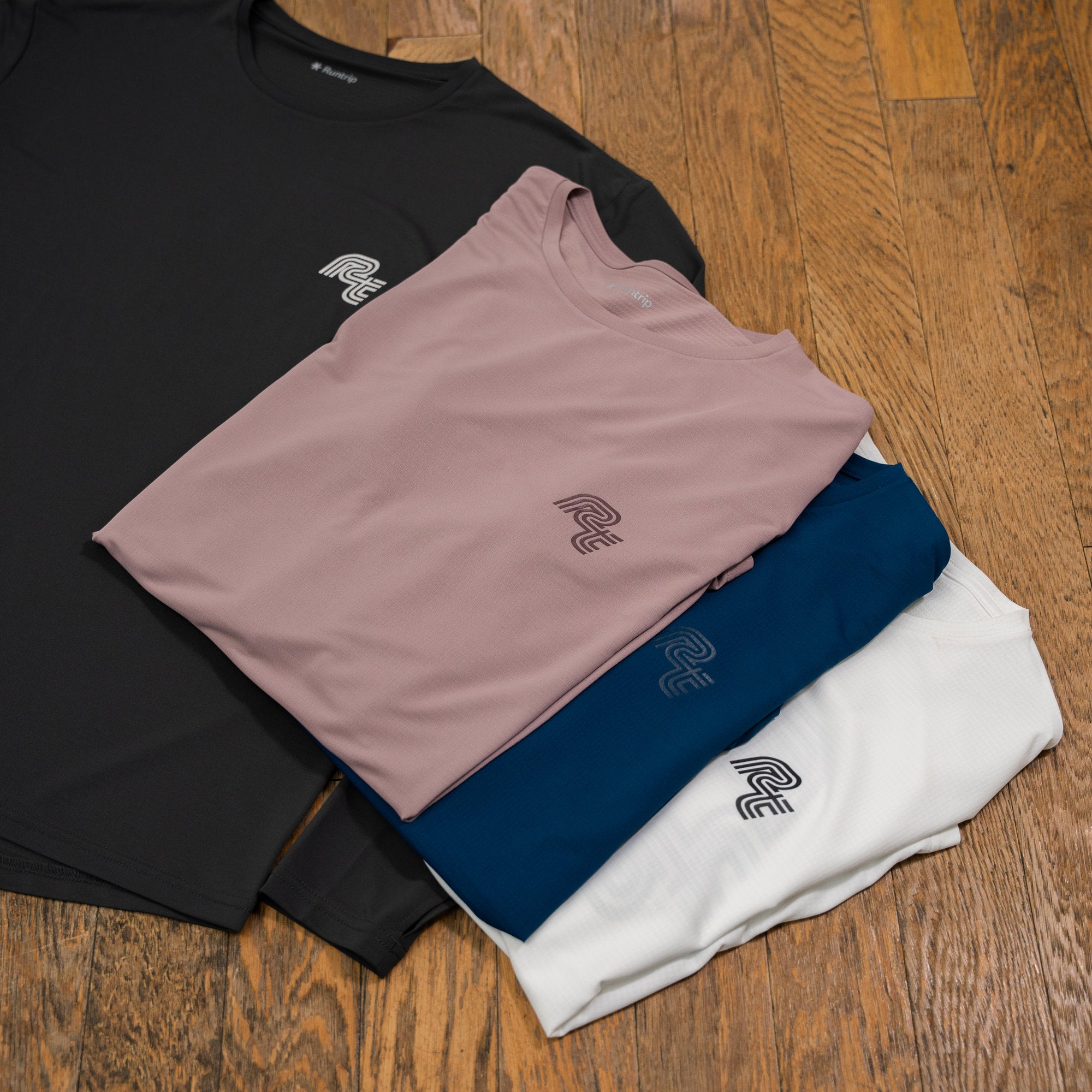 Rt Track Logo Long-Sleeve Tee