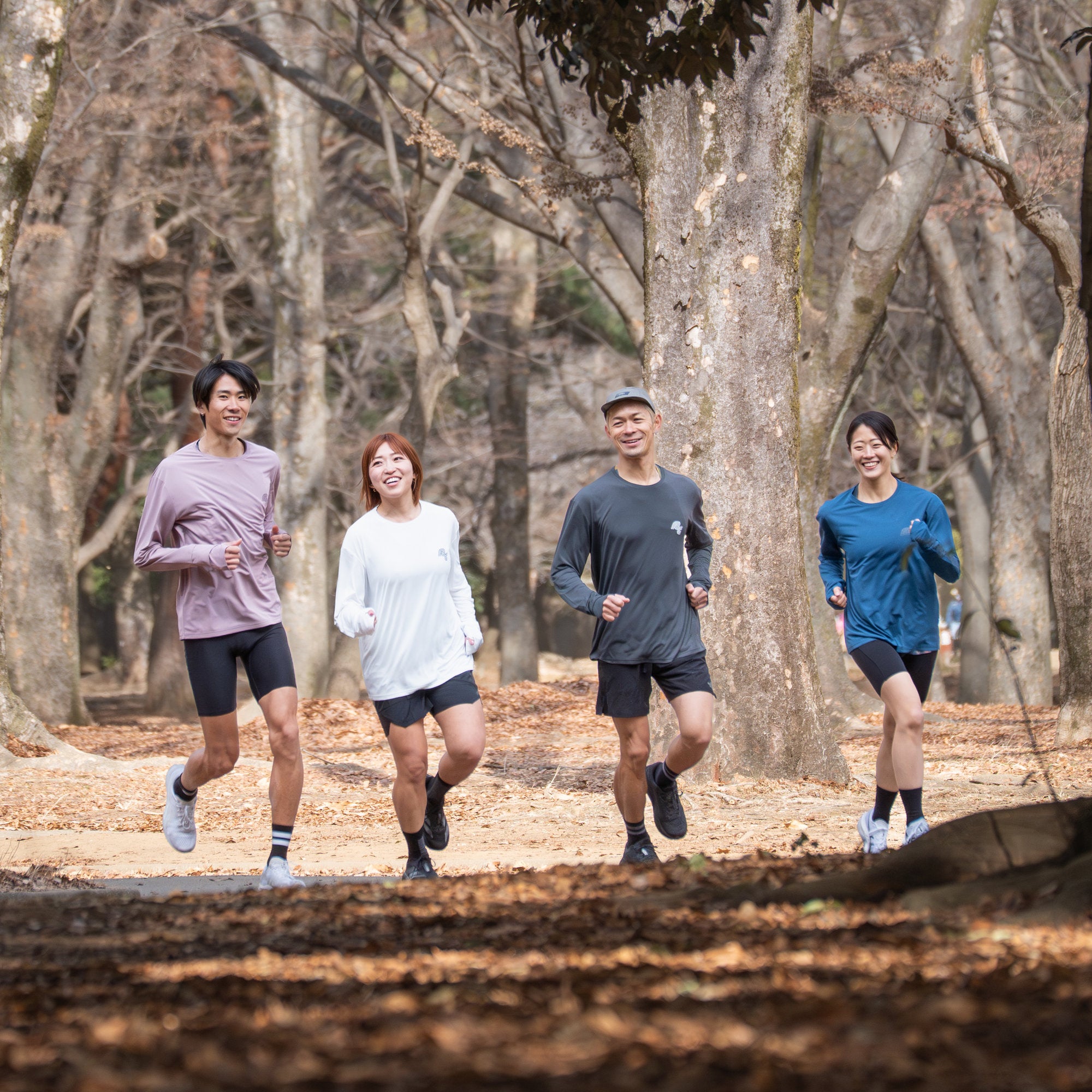 Rt Track Logo Long-Sleeve Tee