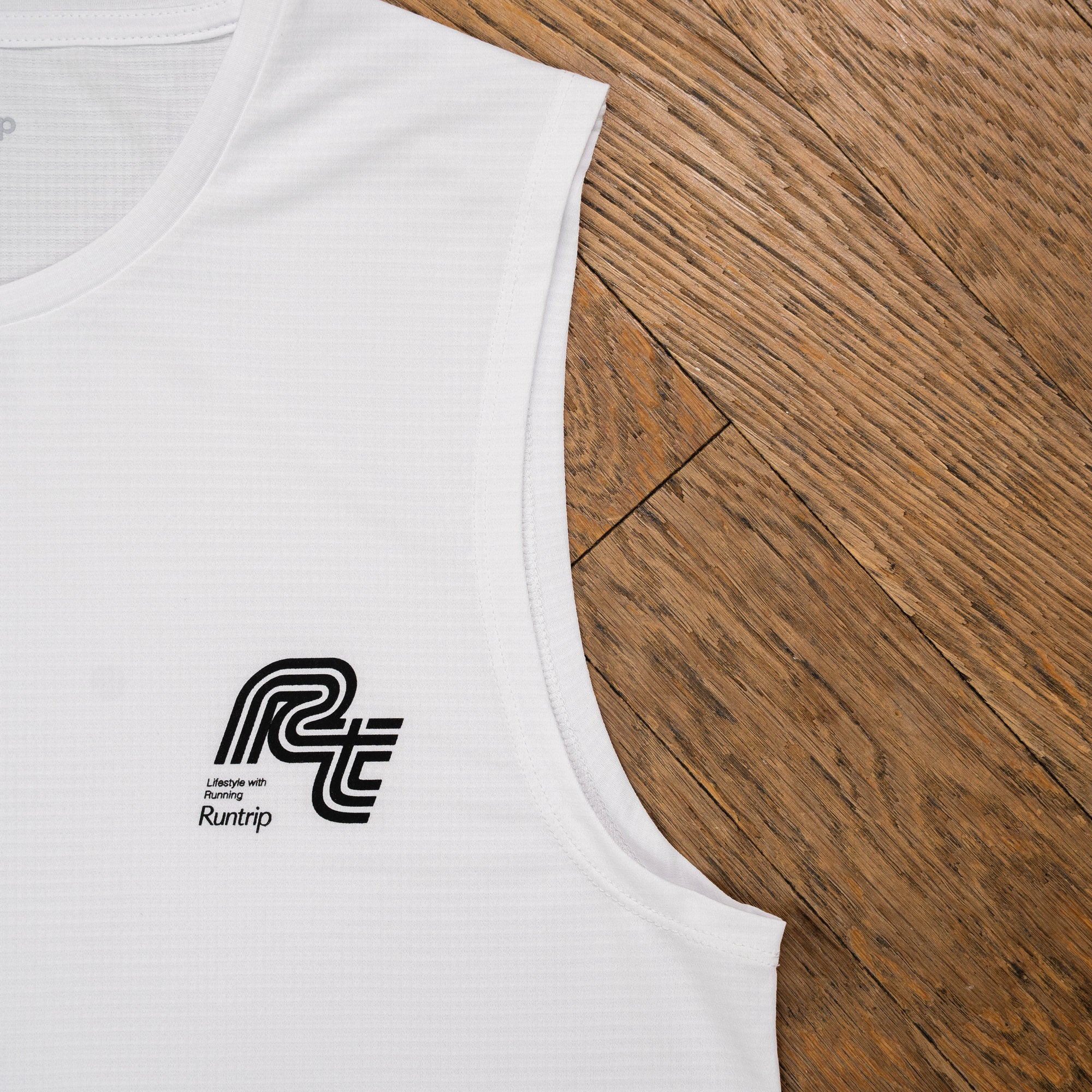 Rt Track Logo Sleeve-less Tee