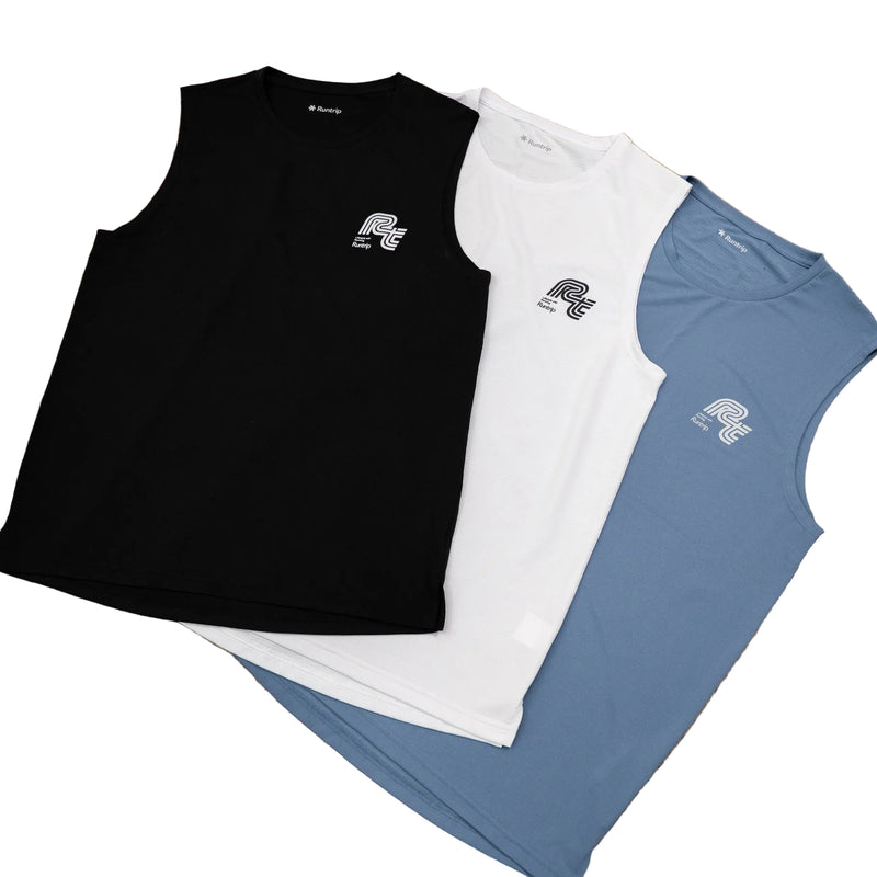 Rt Track Logo Sleeve-less Tee