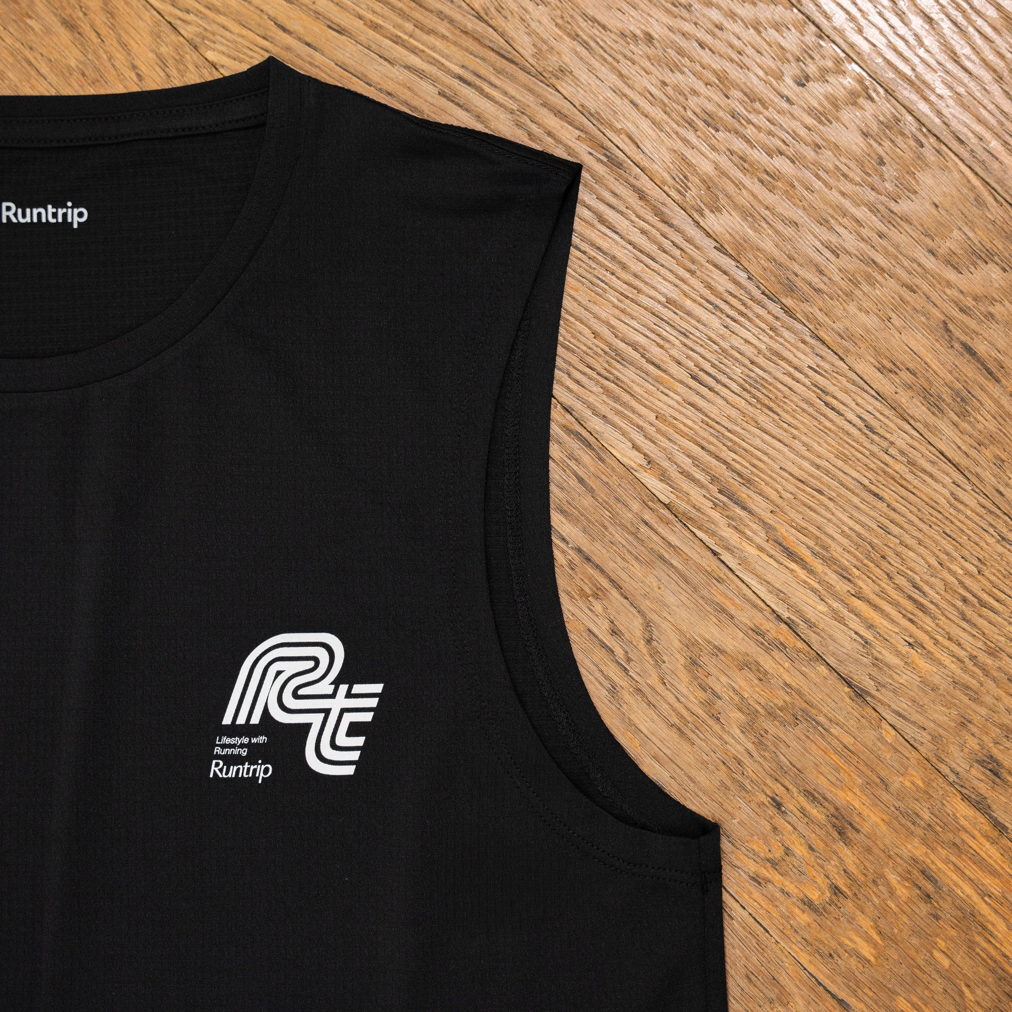 Rt Track Logo Sleeve-less Tee
