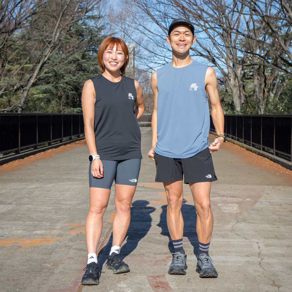 Rt Track Logo Sleeve-less Tee – Runtrip Store
