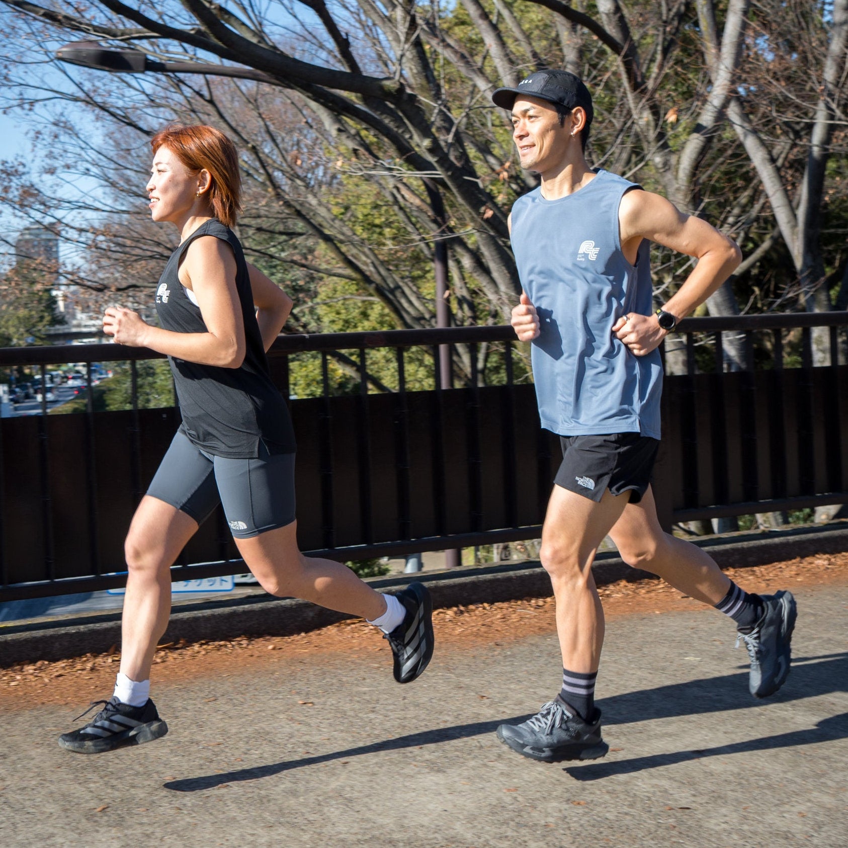 Rt Track Logo Sleeve-less Tee