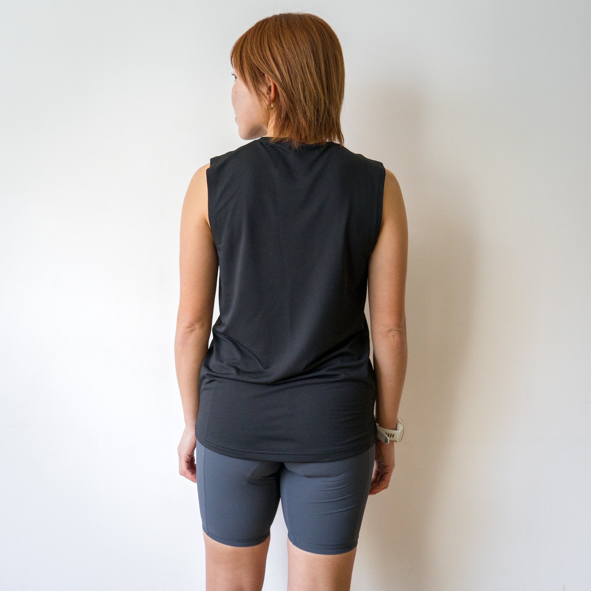 Rt Track Logo Sleeve-less Tee