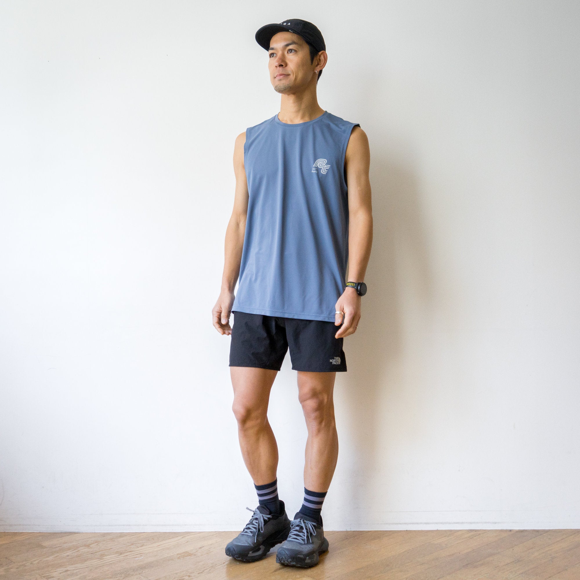 Rt Track Logo Sleeve-less Tee