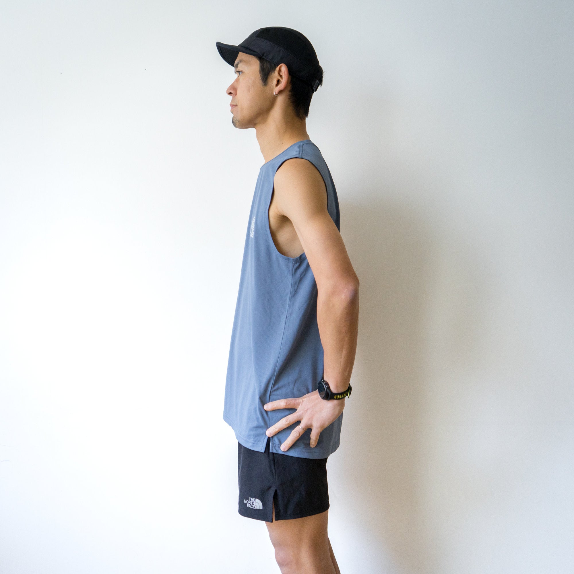 Rt Track Logo Sleeve-less Tee