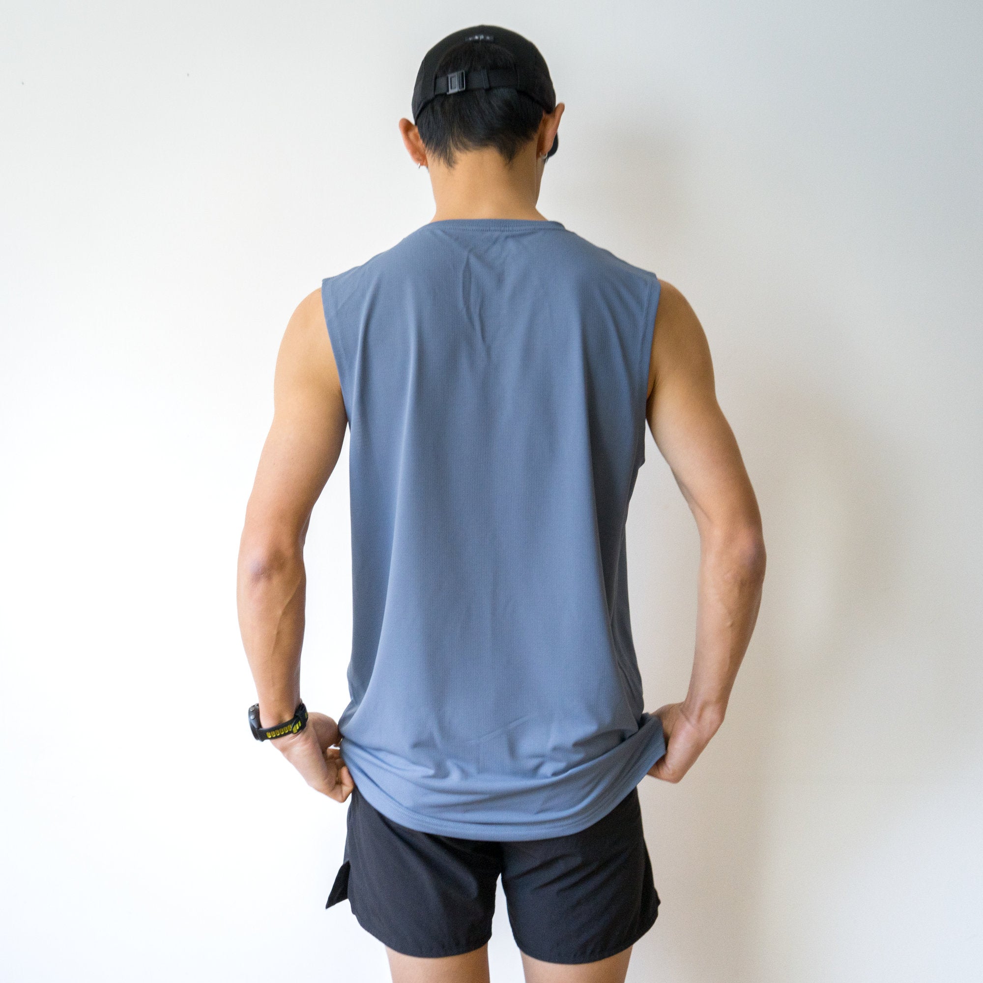 Rt Track Logo Sleeve-less Tee