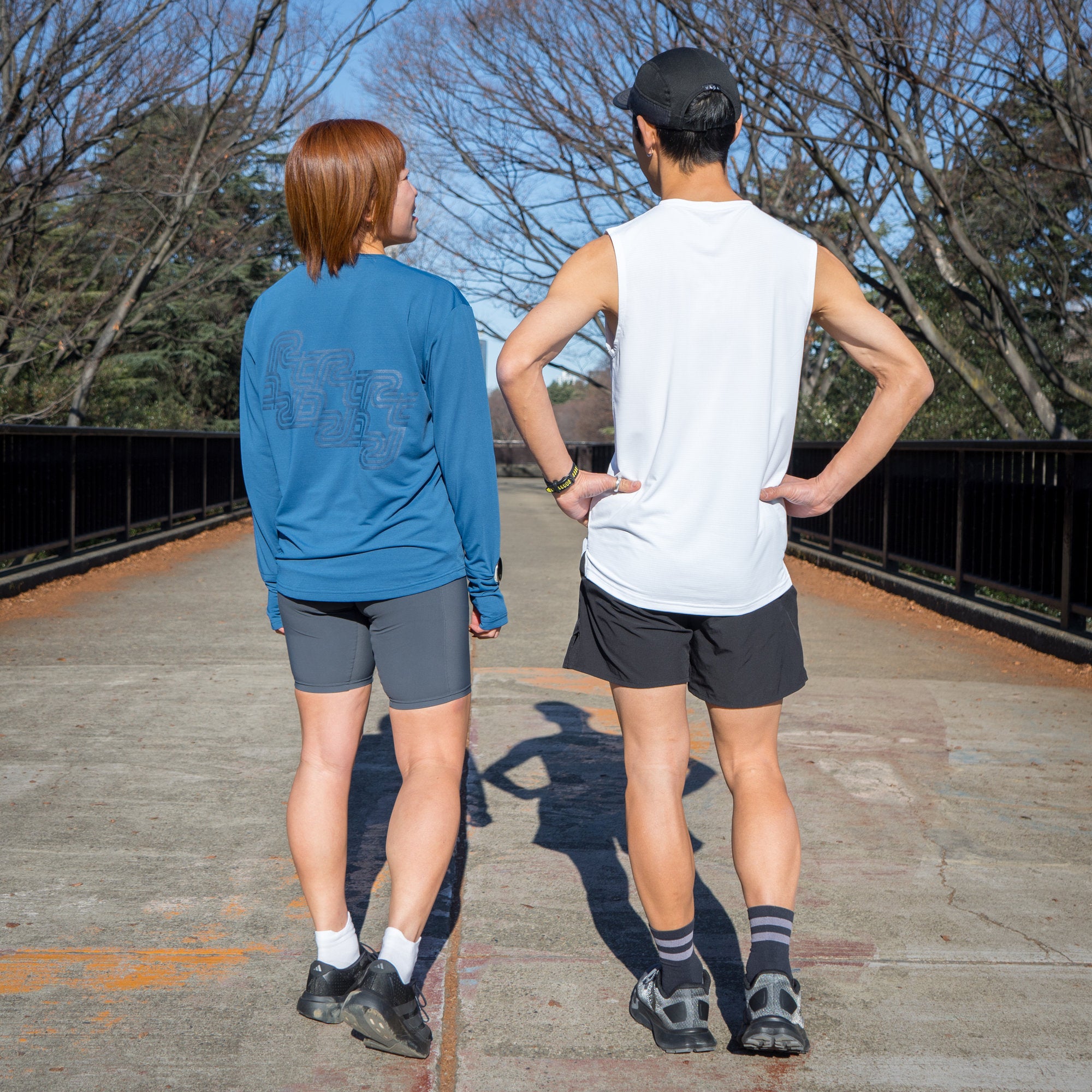 Rt Track Logo Long-Sleeve Tee