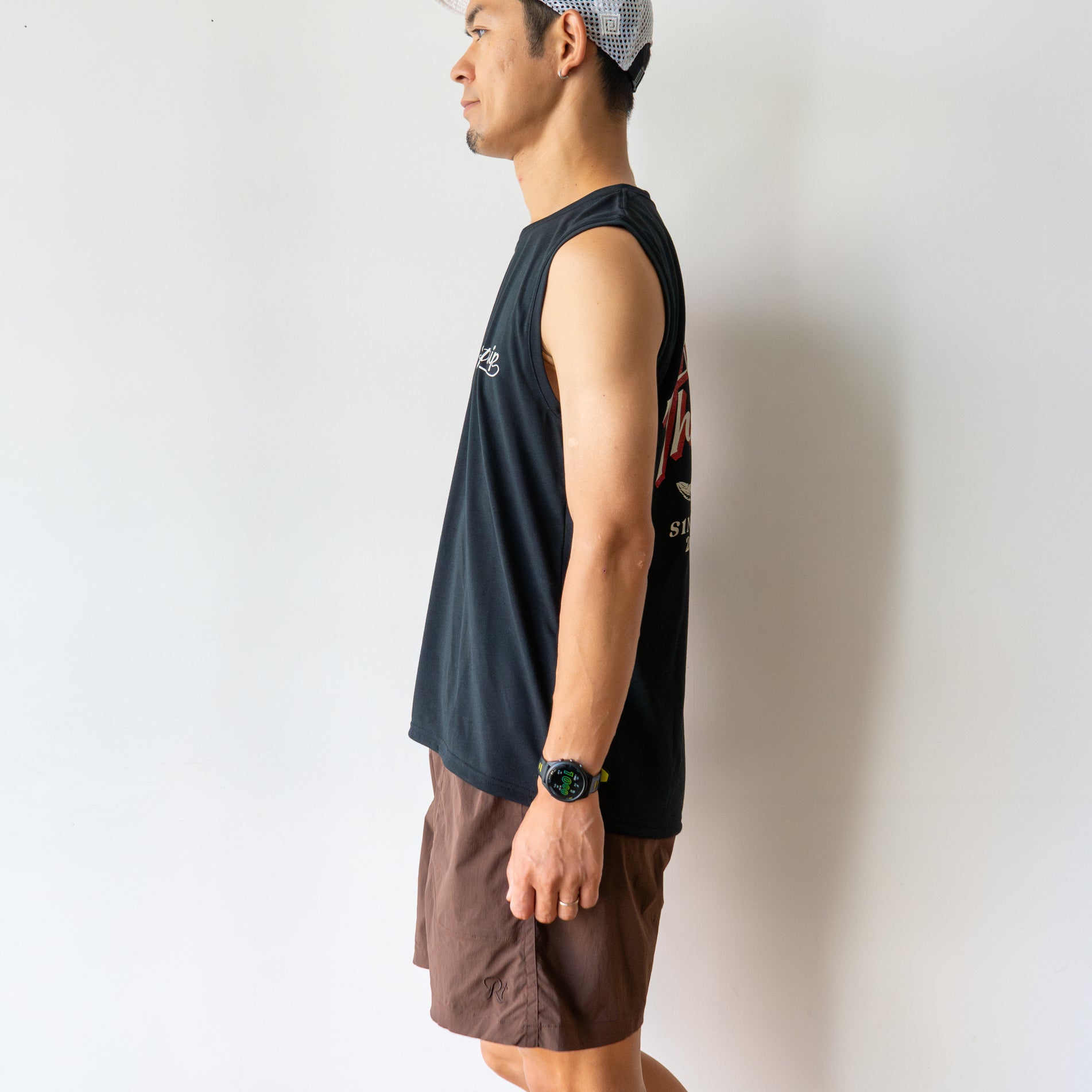 Run Into The Rhythms Sleeve-less Tee