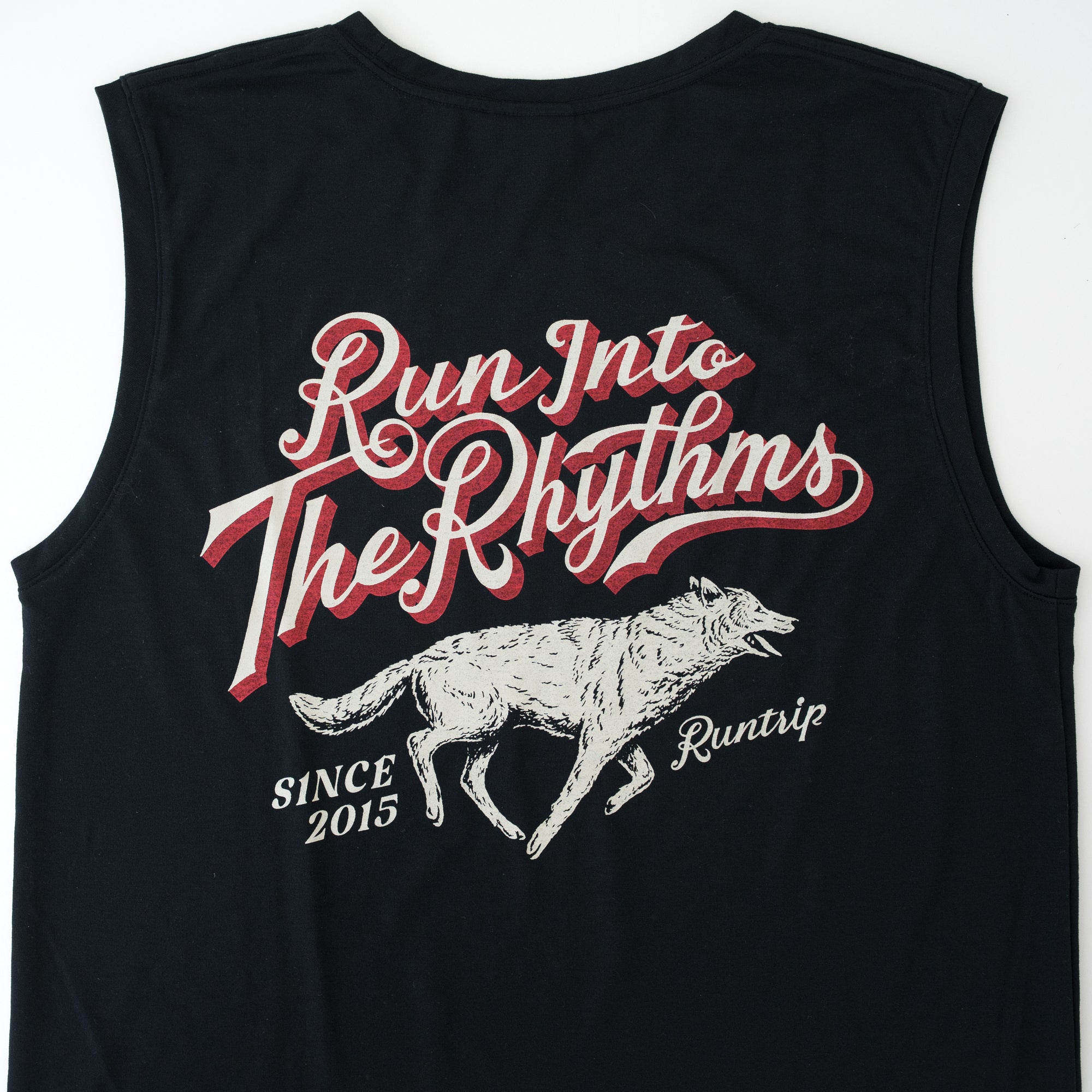 Run Into The Rhythms Sleeve-less Tee