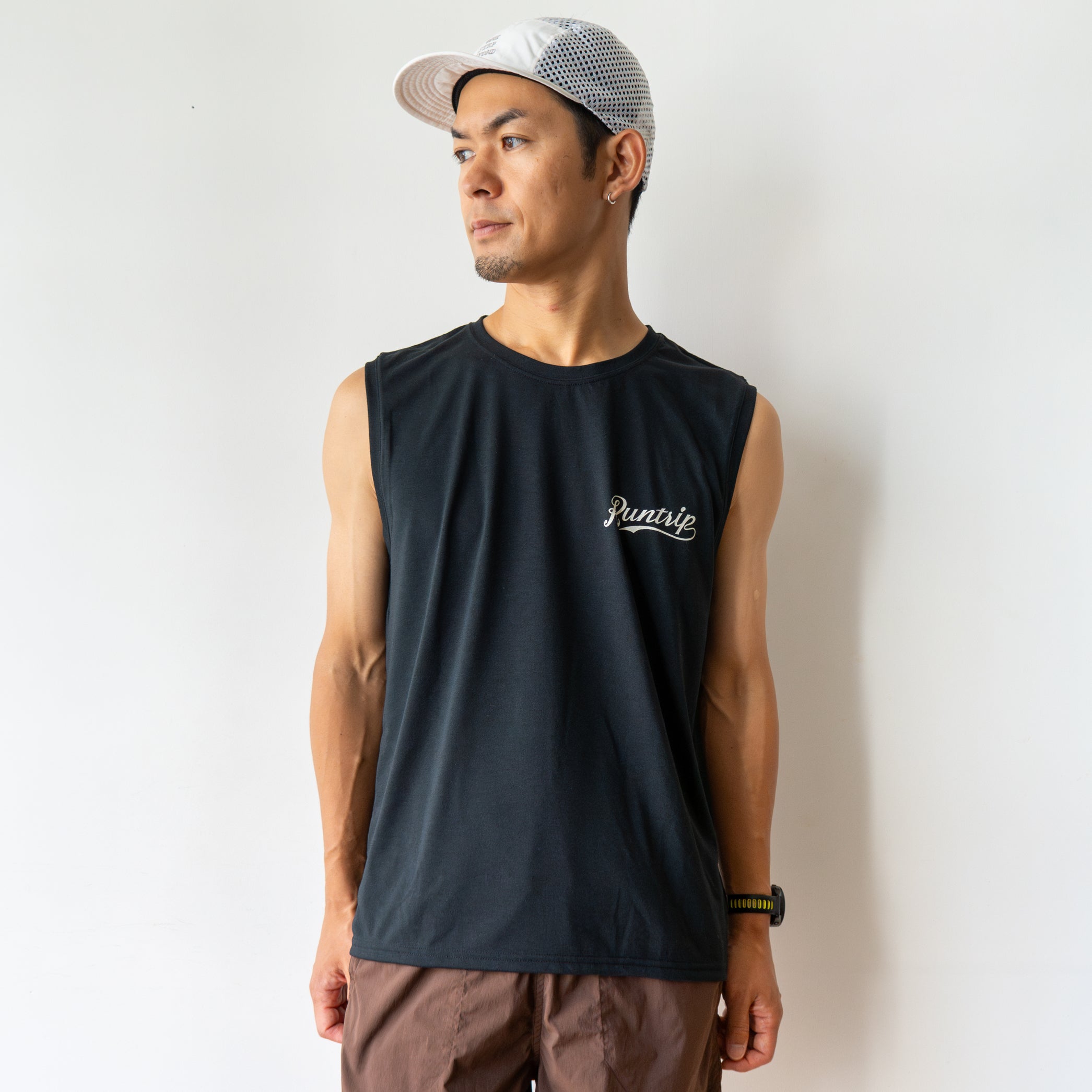 Run Into The Rhythms Sleeve-less Tee