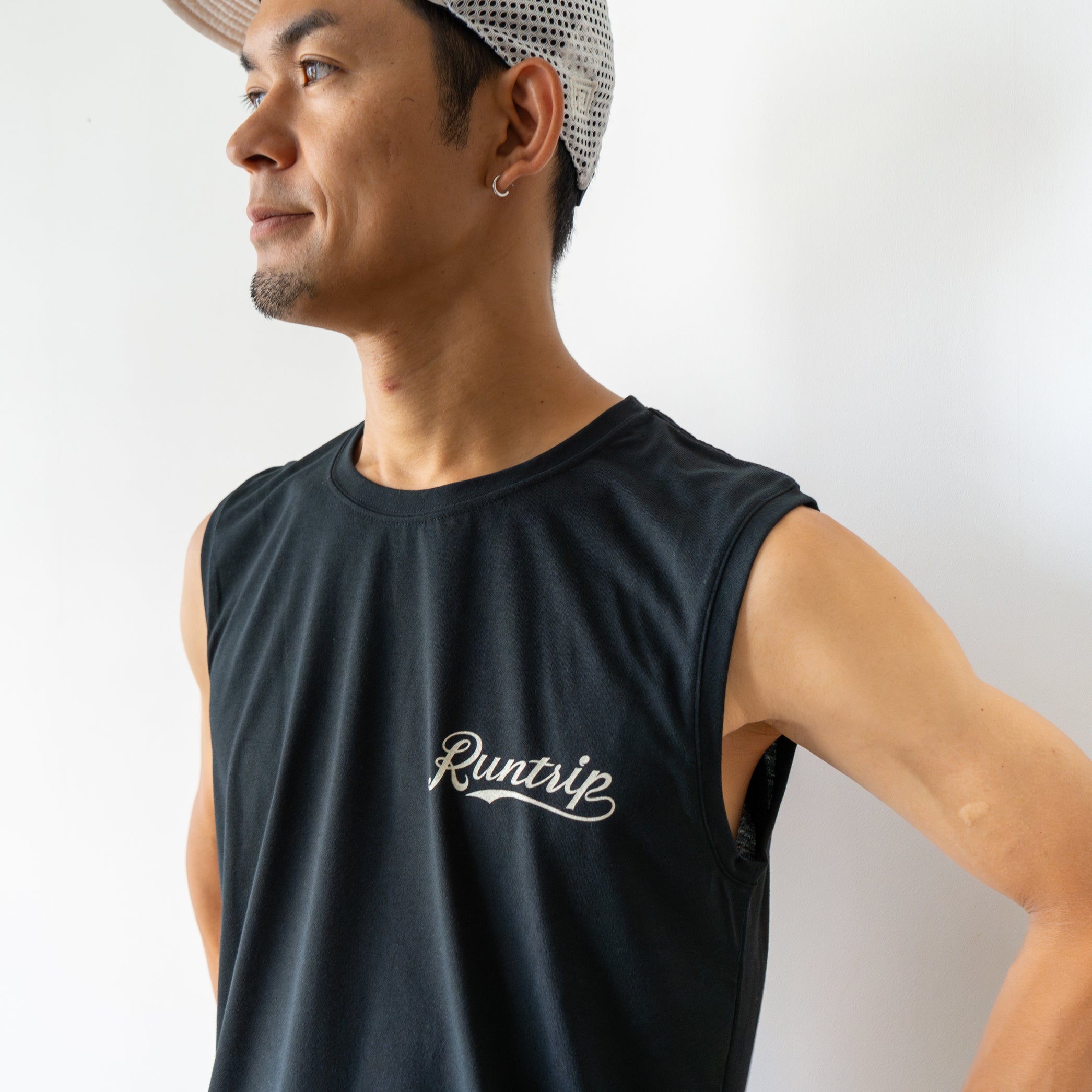 Run Into The Rhythms Sleeve-less Tee