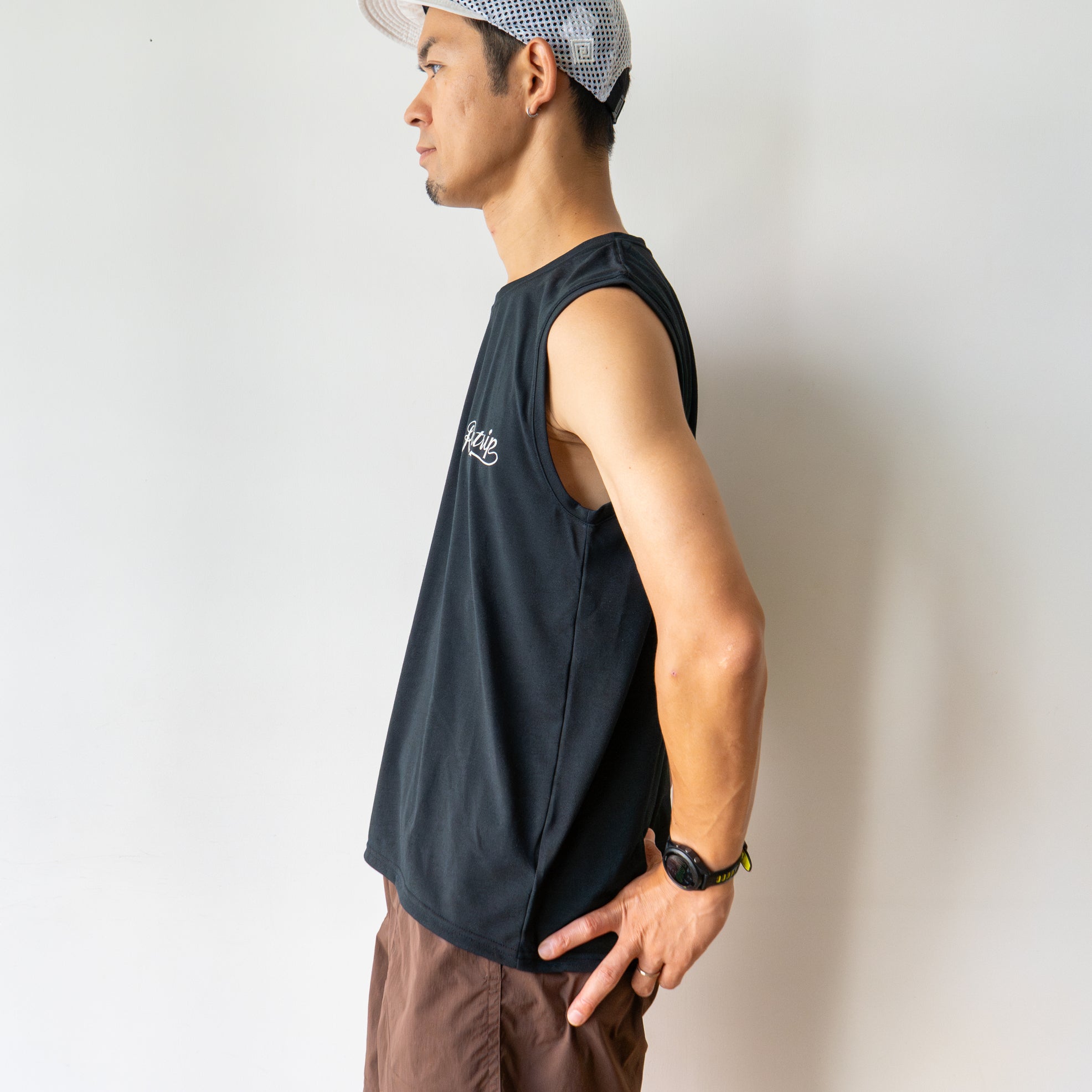 Run Into The Rhythms Sleeve-less Tee