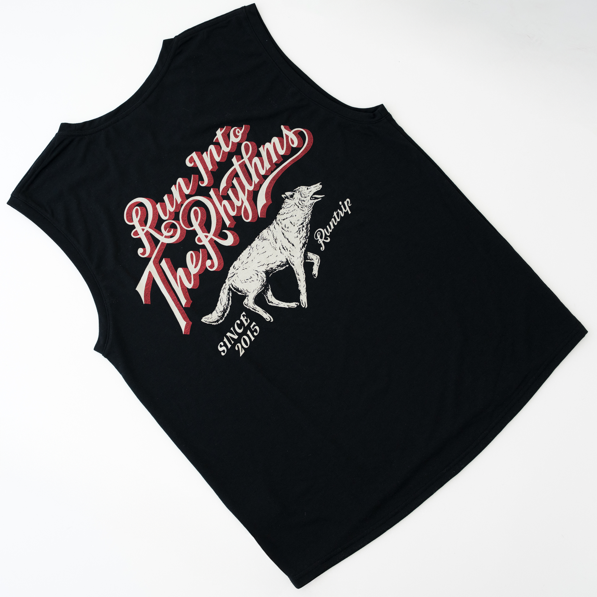 Run Into The Rhythms Sleeve-less Tee