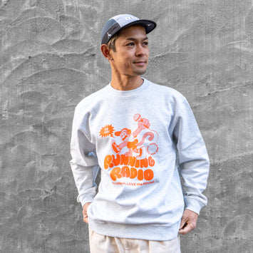 Running Radio Crewneck Sweat