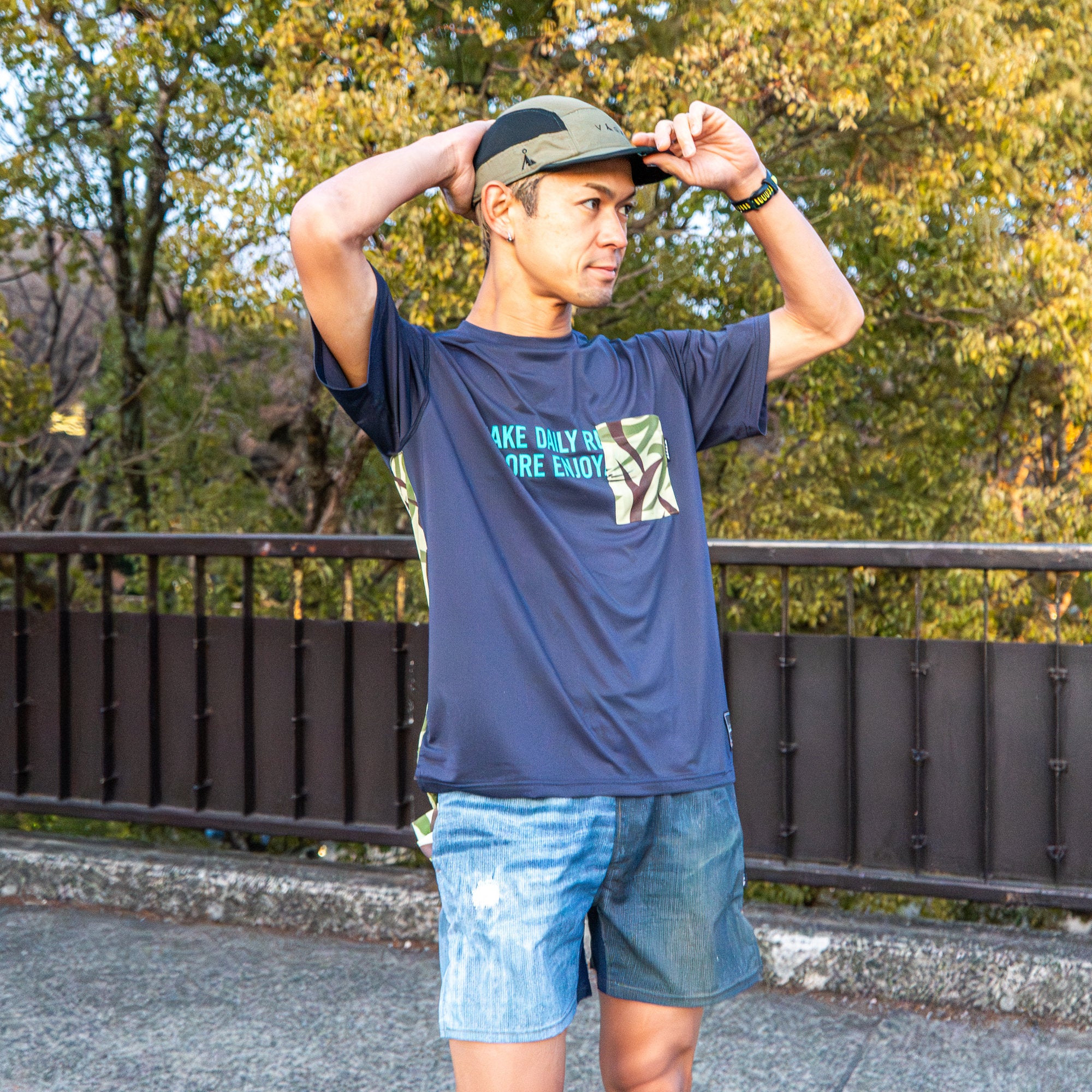 MMA Denim Racing Run Shorts Final edition