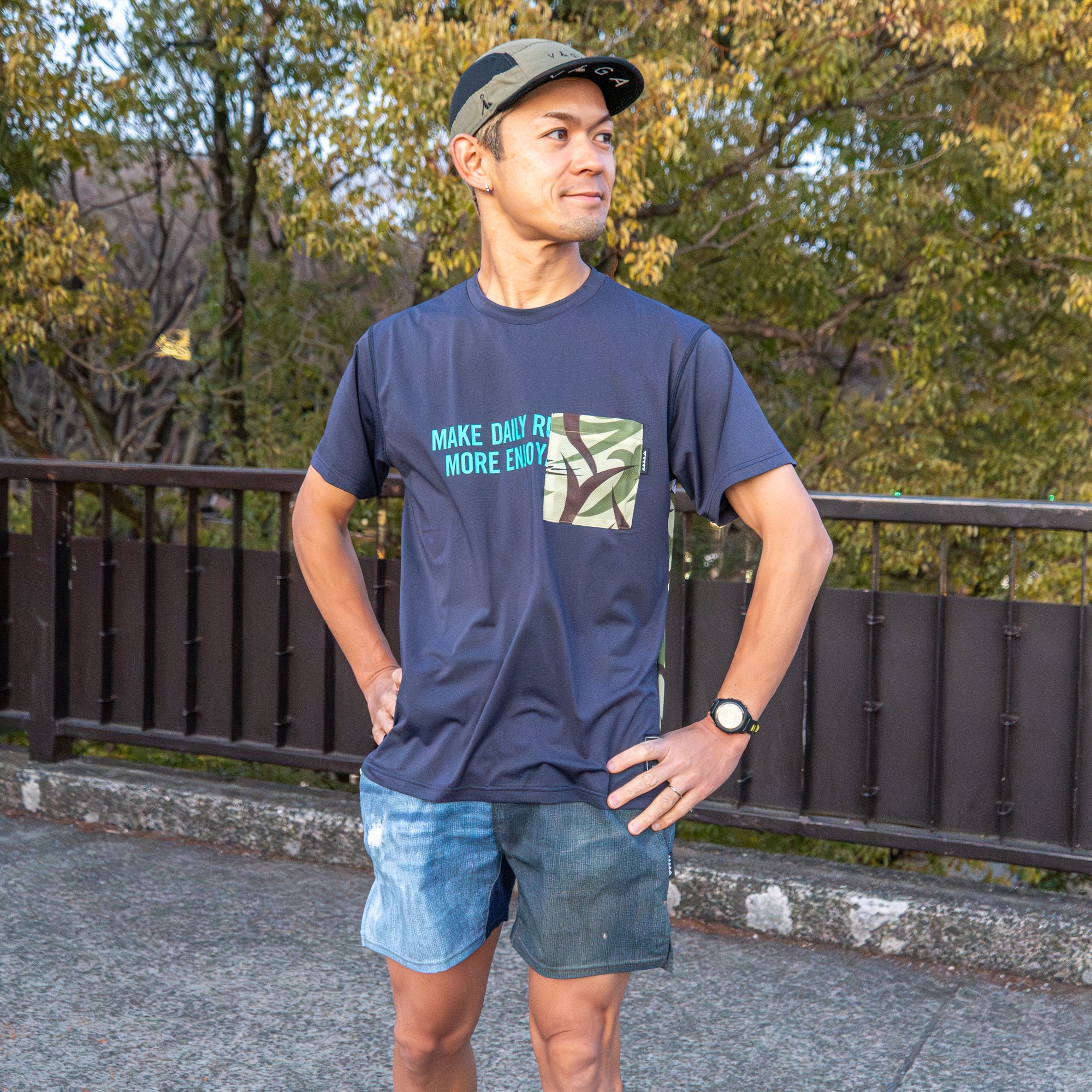 MMA Denim Racing Run Shorts Final edition